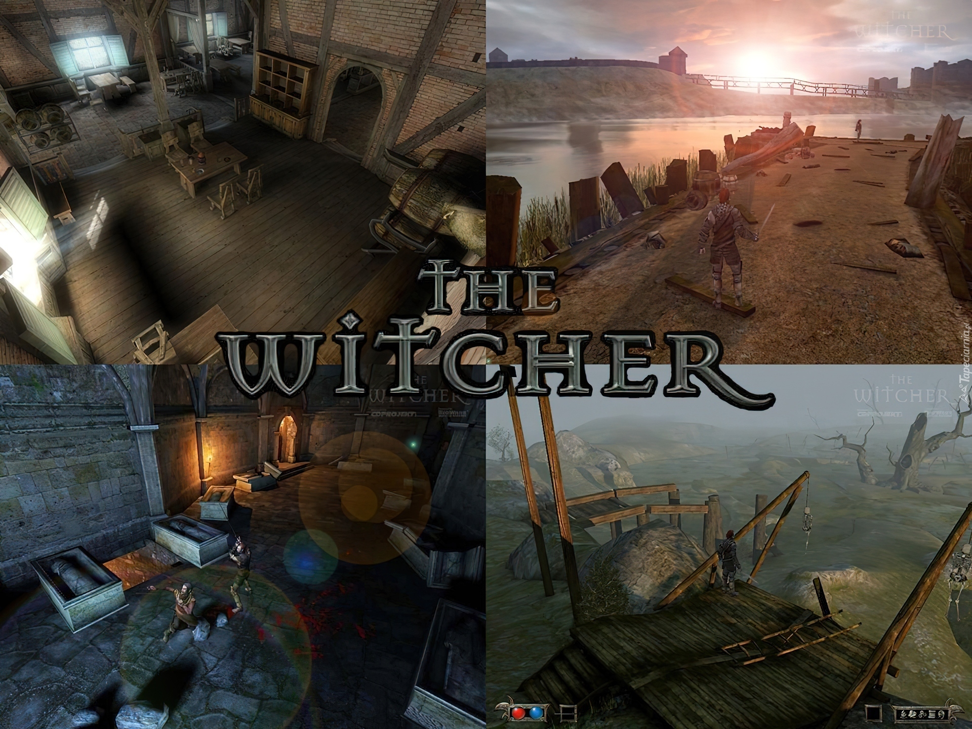 The Witcher, komnata, droga, katakumby