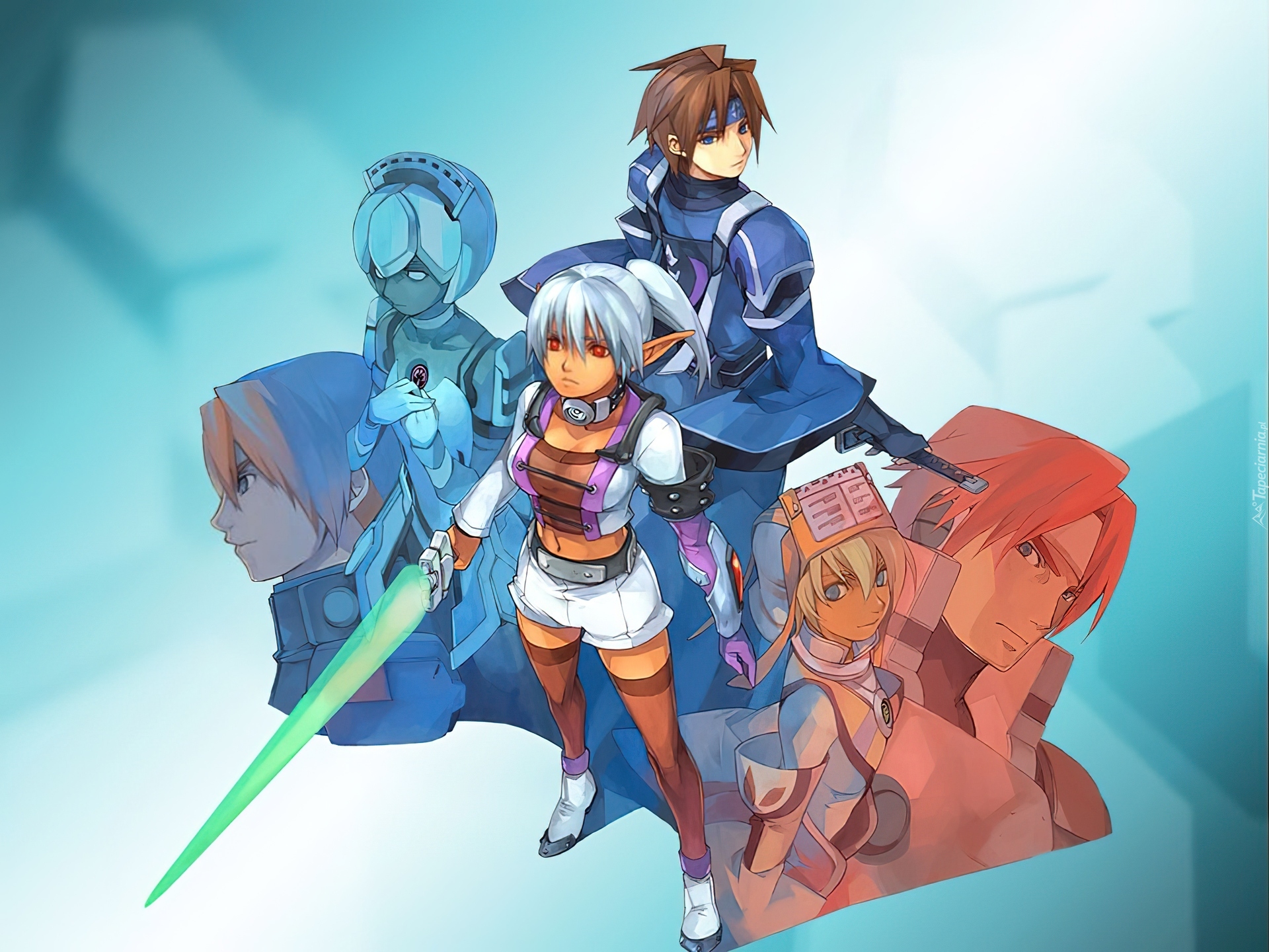 Phantasy Star Online, postacie, elf, miecz