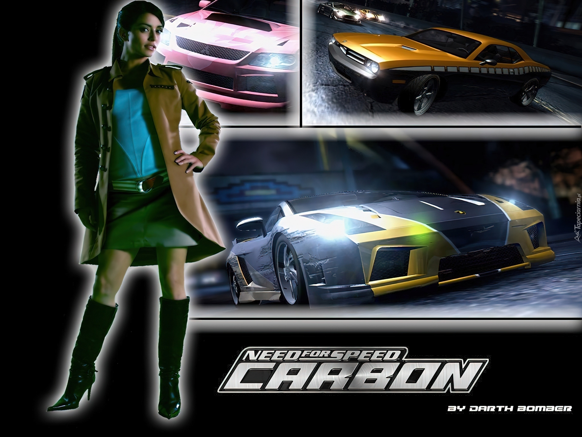 Need For Speed Carbon, kobieta, samochody