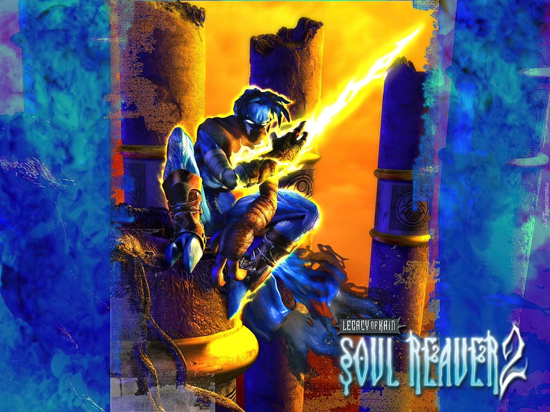 Legacy Of Kain Soul Reaver 2, postać, potwór, ogień