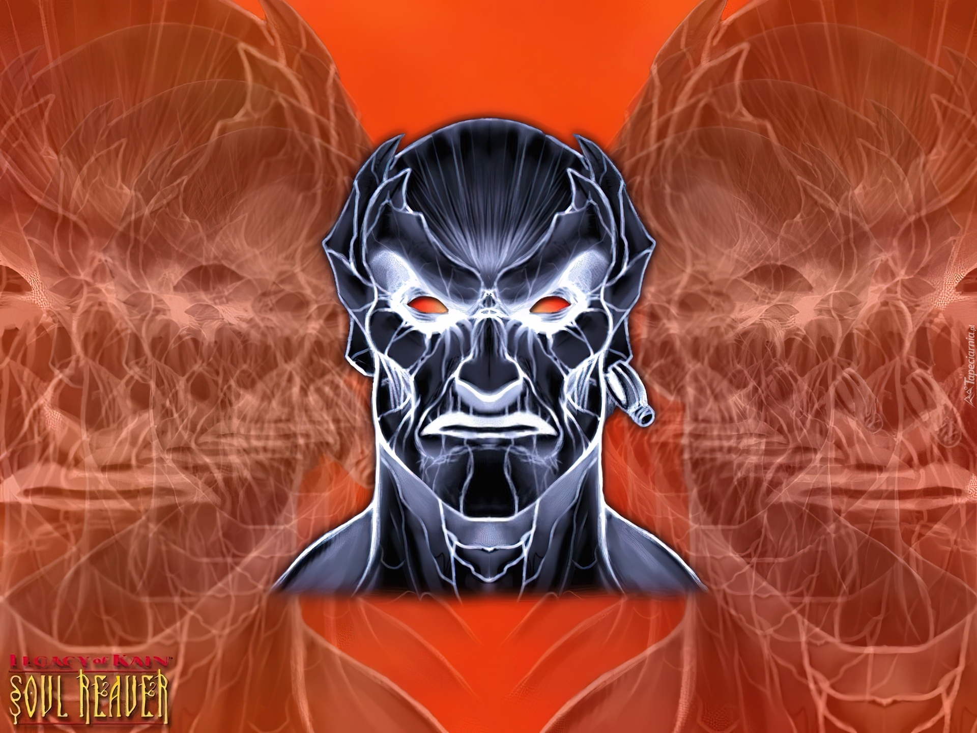 Legacy Of Kain Soul Reaver, postać, twarz, grafika