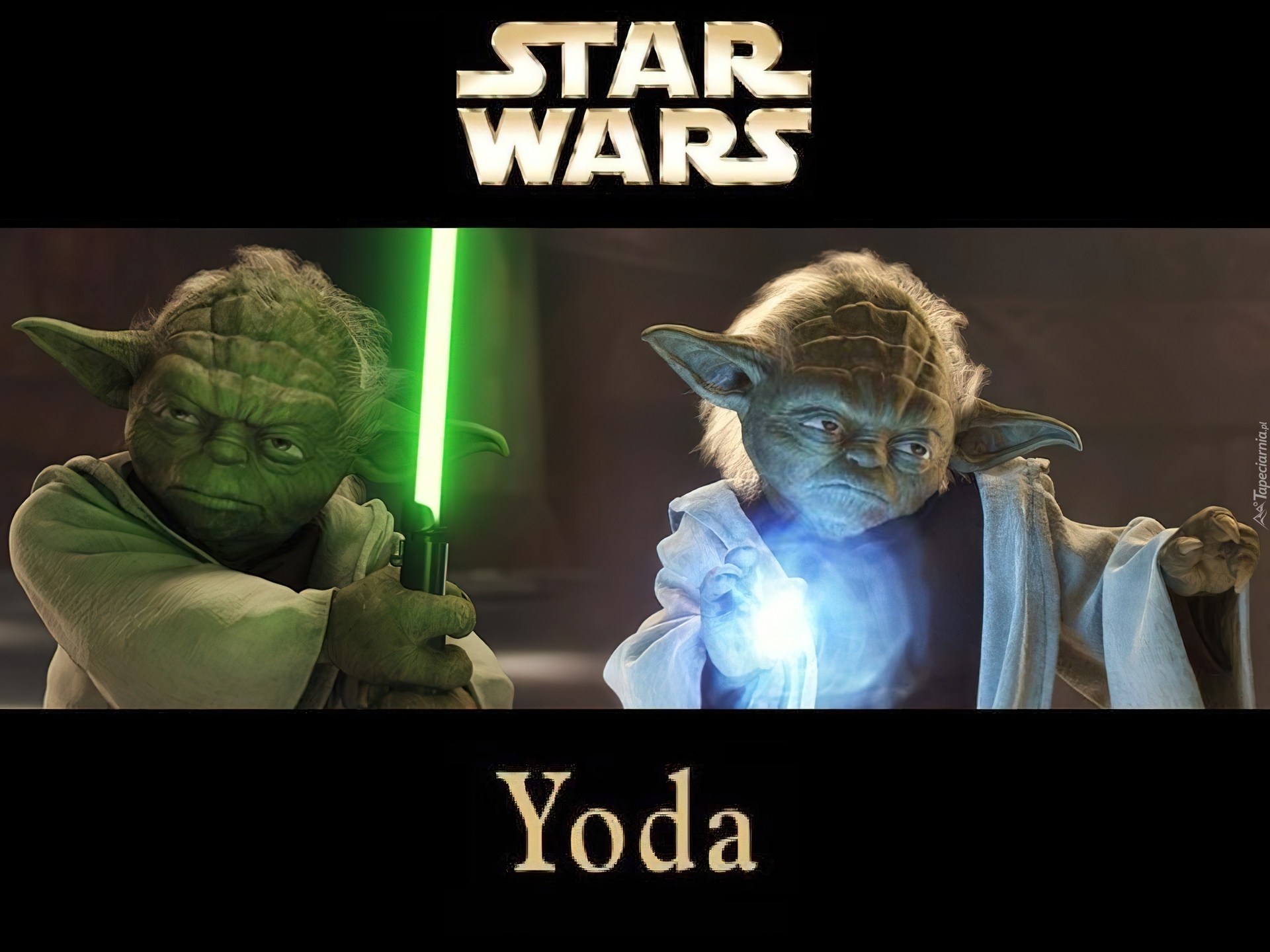 mistrz Yoda, Star Wars, postacie, logo