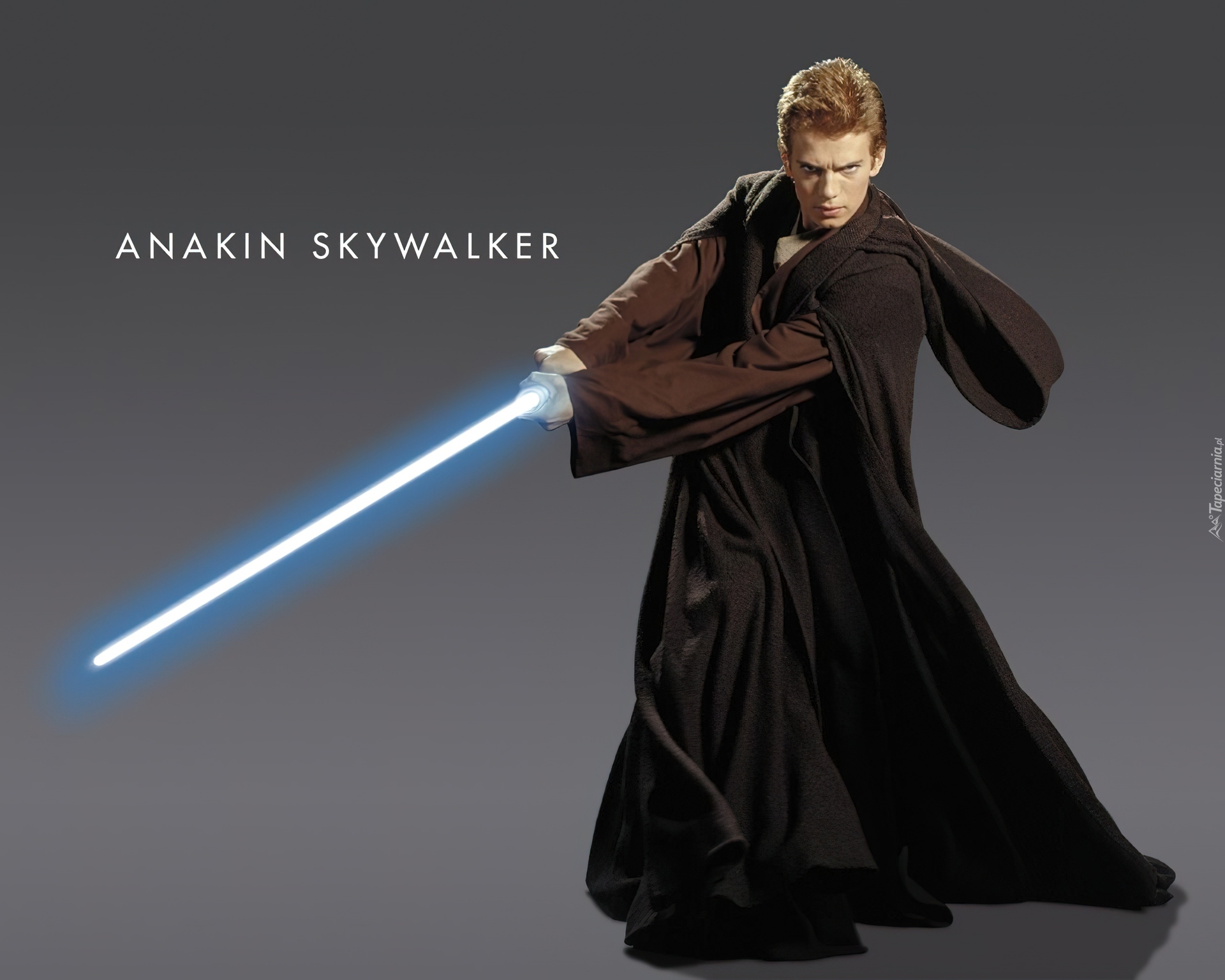 Star Wars, czarna, szata, laser, Hayden Christensen