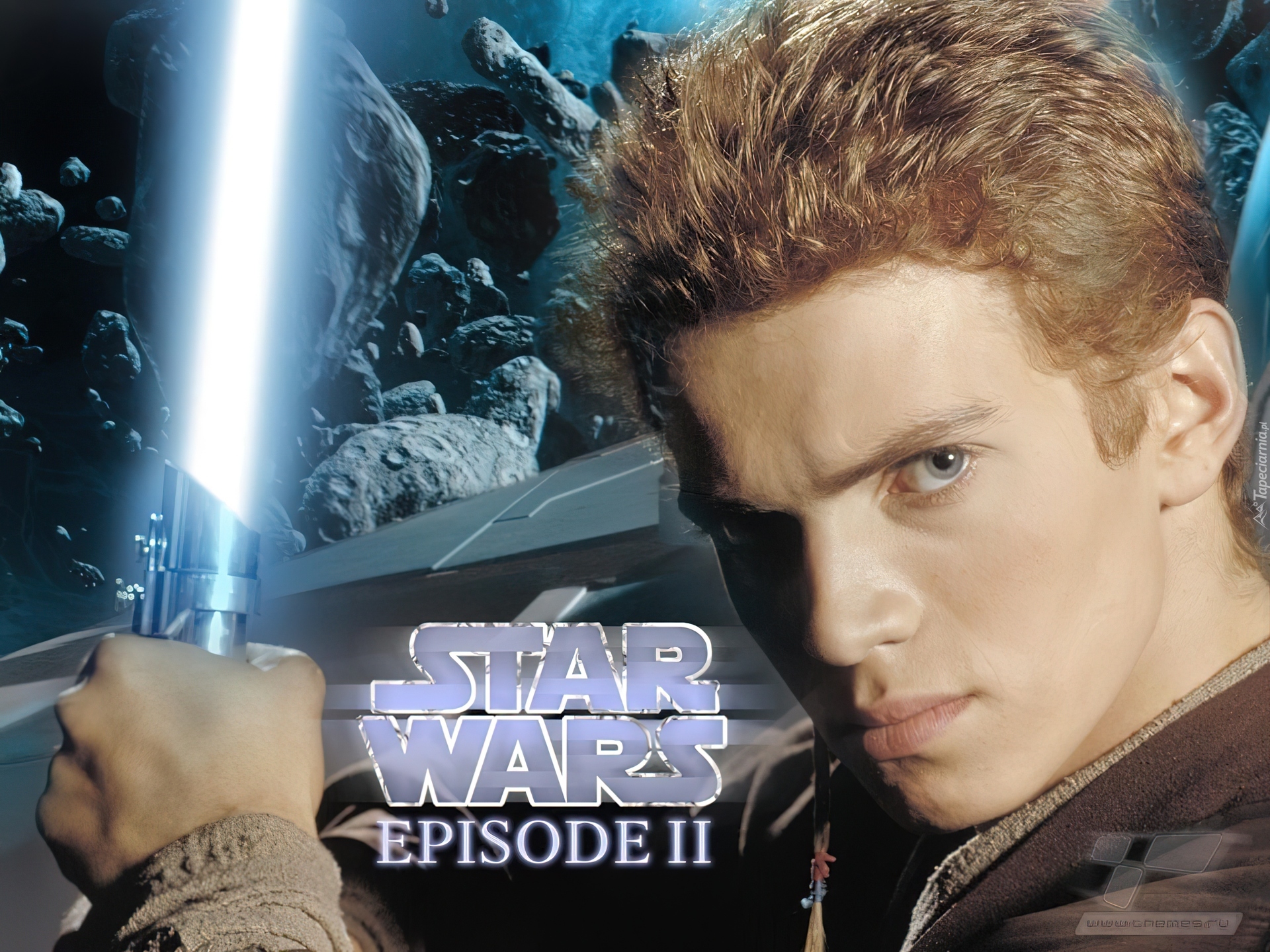 Star Wars, Hayden Christensen, gruzy, laser