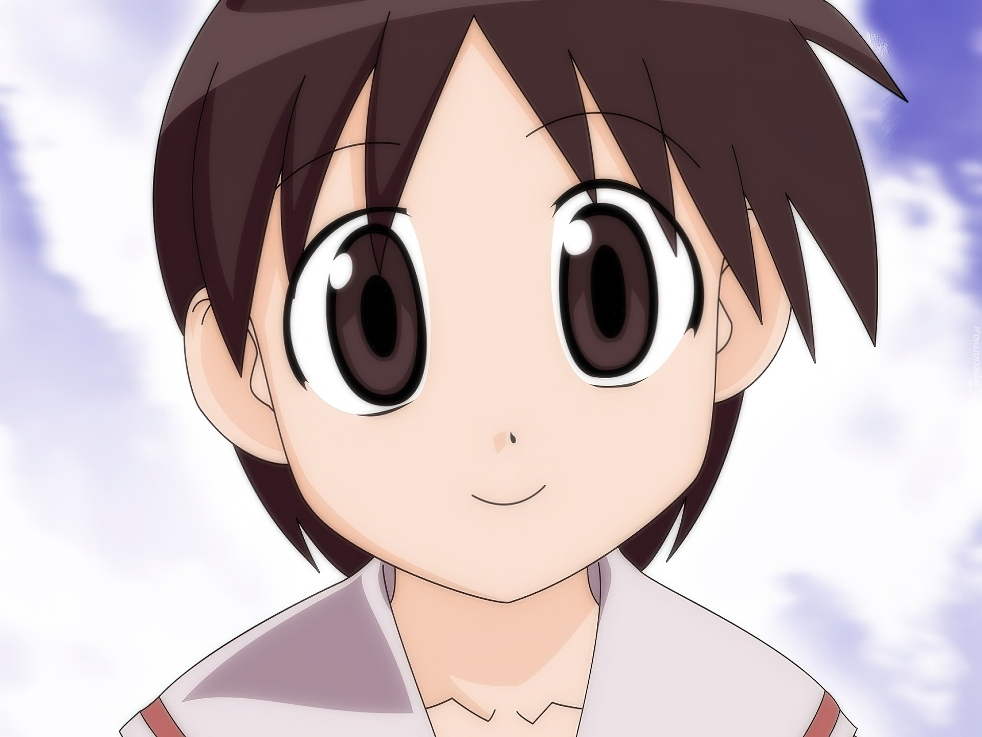 Azumanga Daioh, twarz, chłopak, oczy