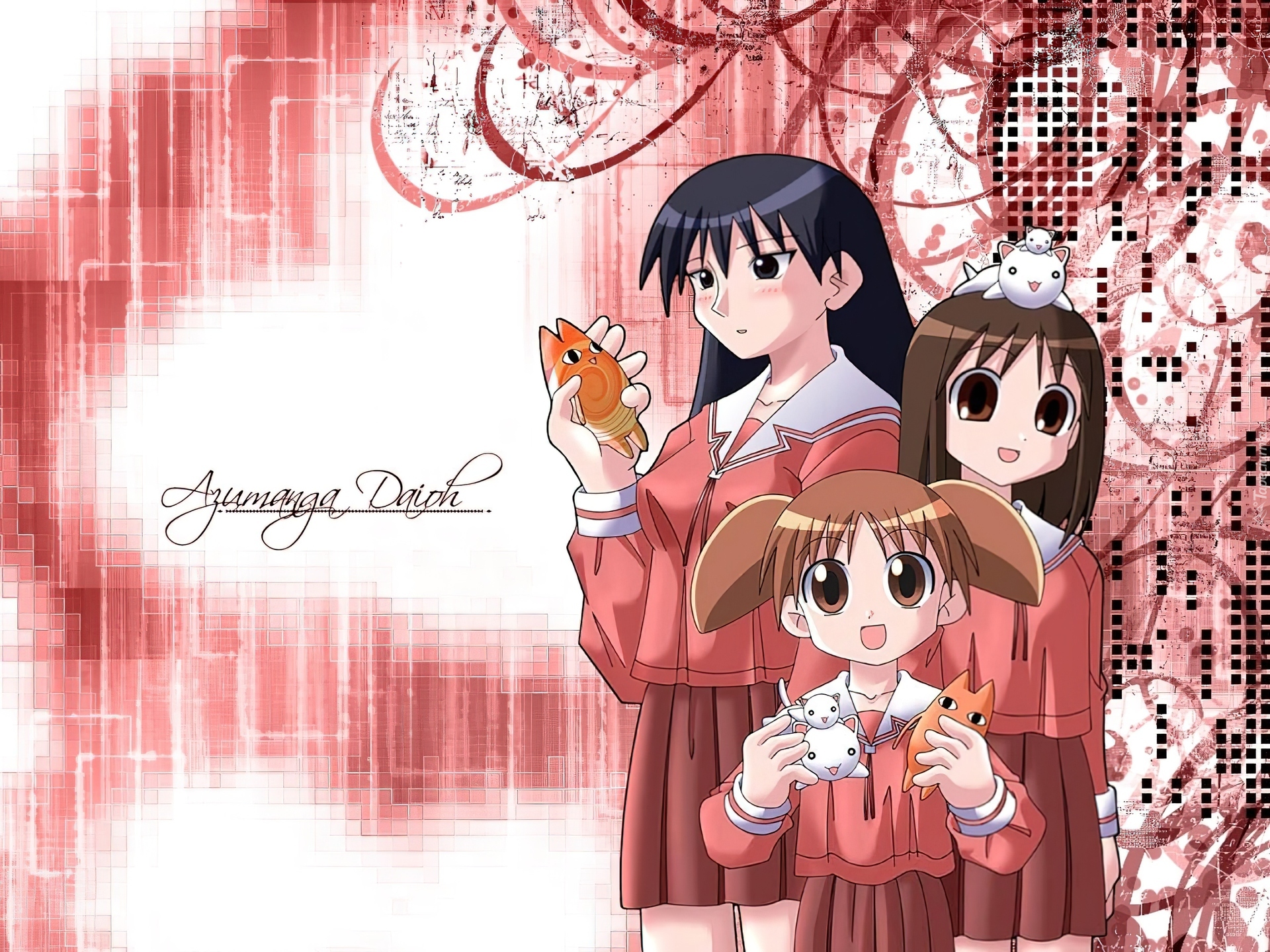 Azumanga Daioh, dziewczyny, pluszak