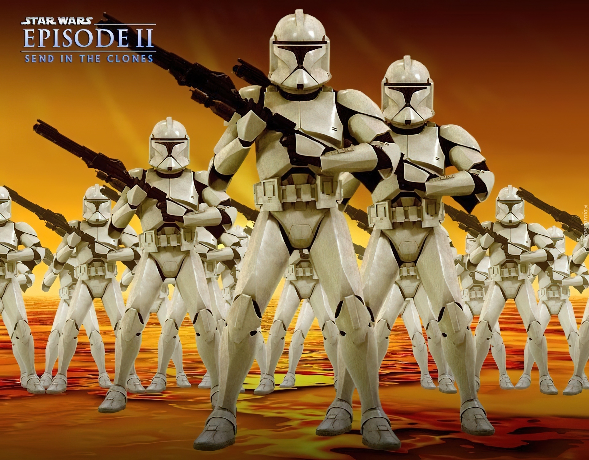 Star Wars, armia, roboty, karabiny