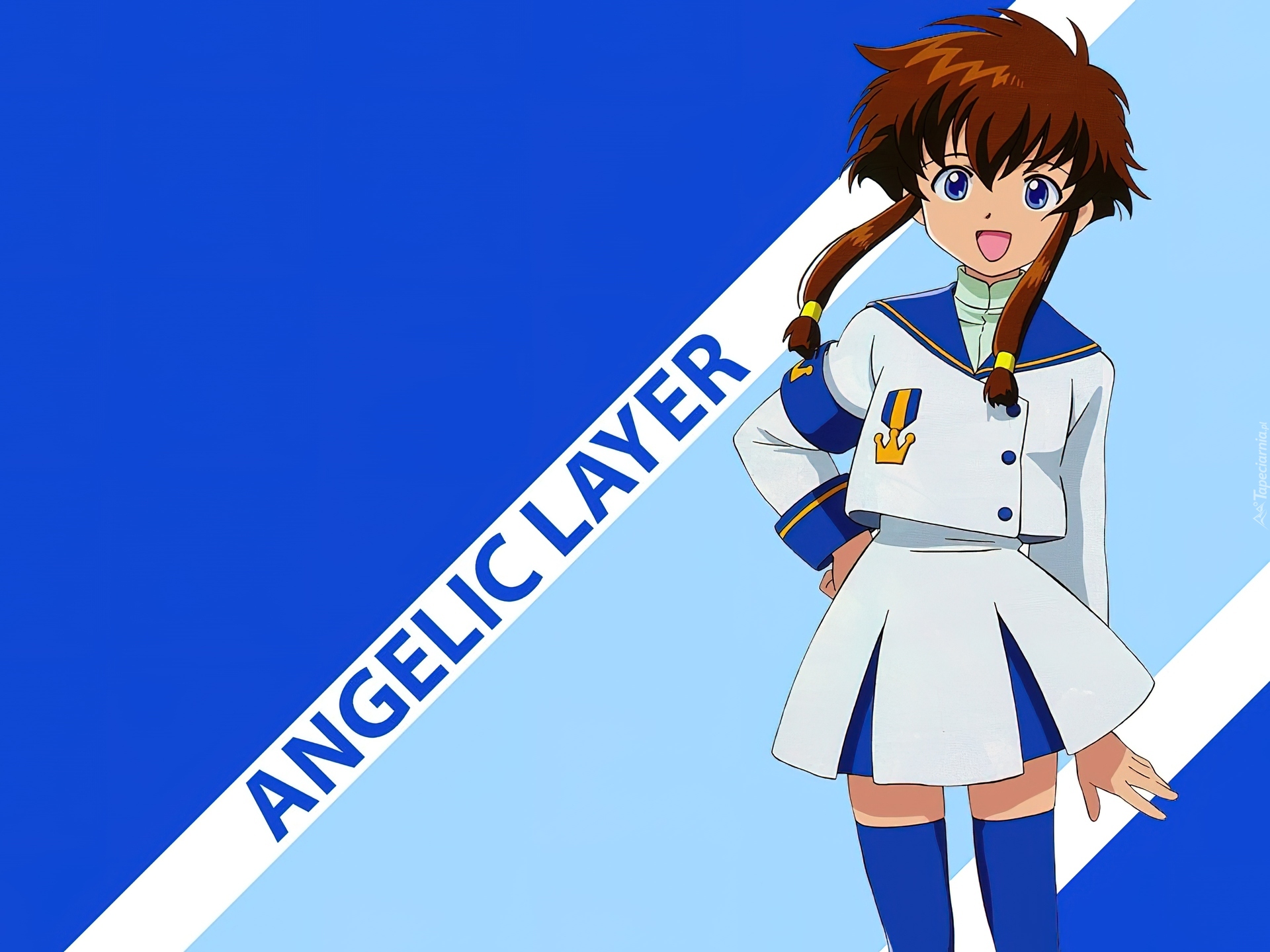 Angelic Layer, napisy, człowiek, kobieta