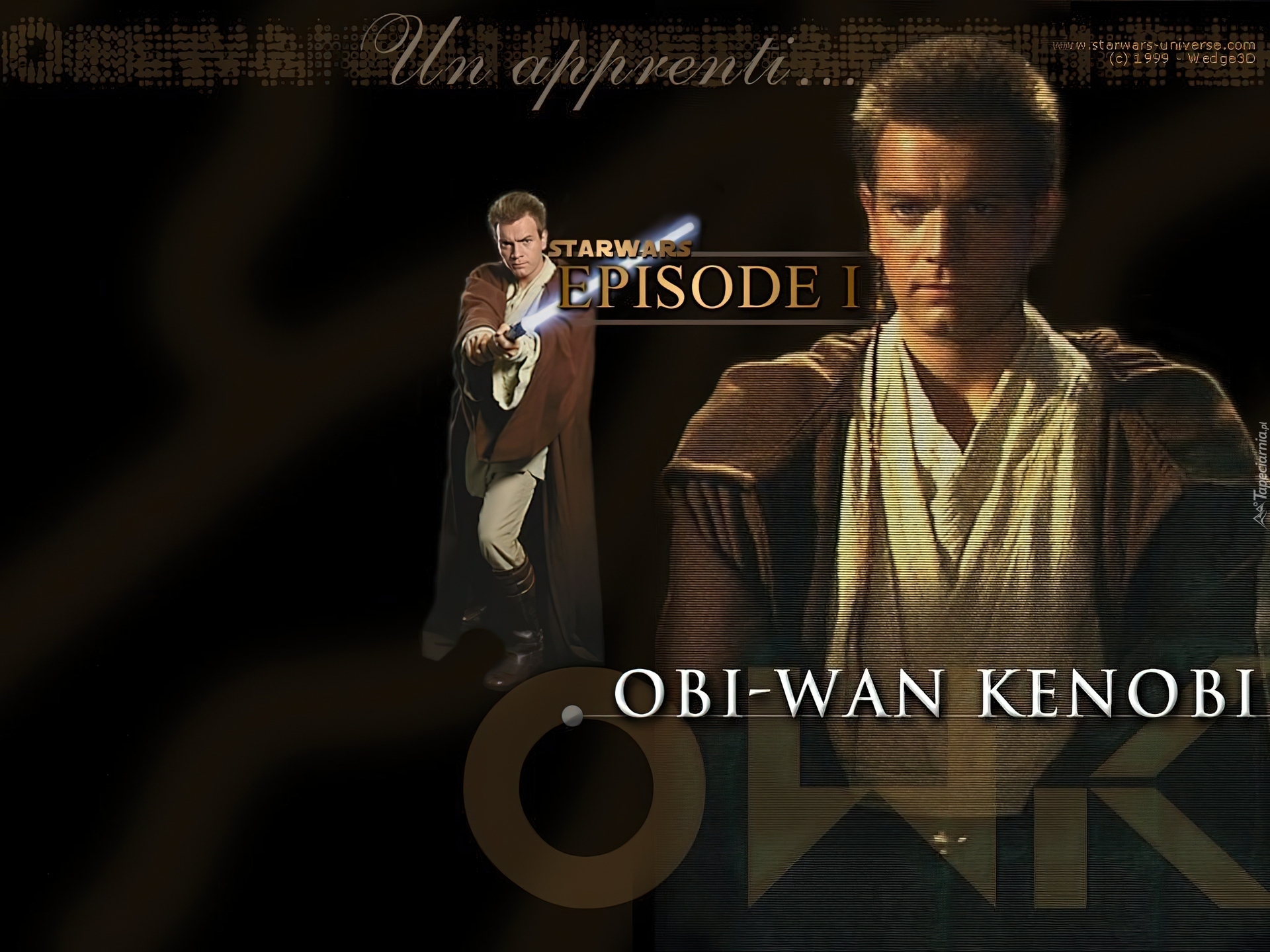 Star Wars, Ewan McGregor, szata, napis