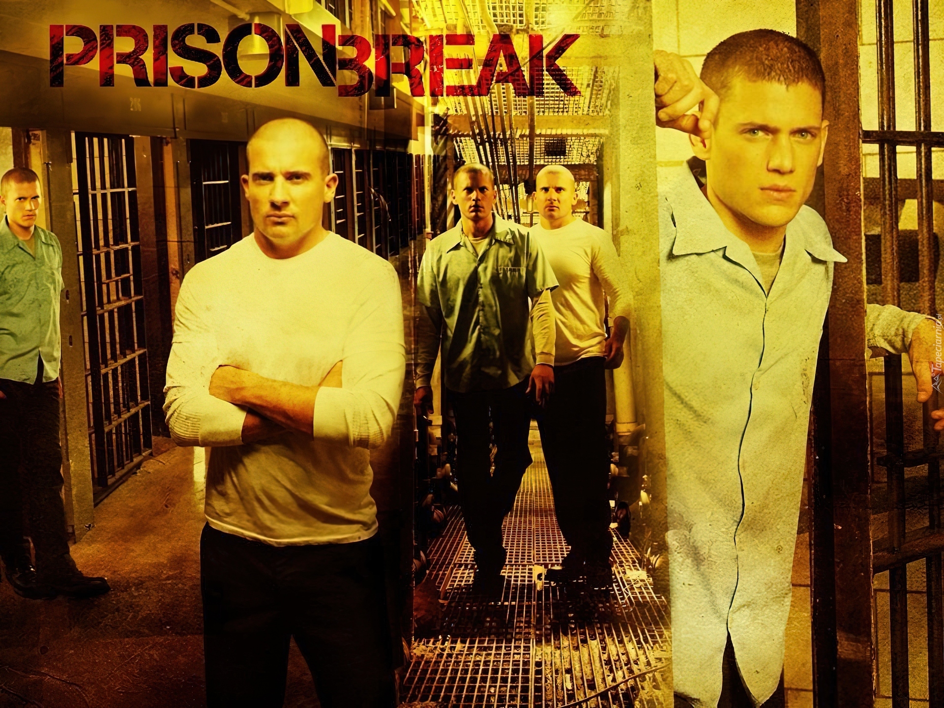 Prison Break, Skazany na śmierć, Wentworth Miller, Dominic Purcell, więzienie