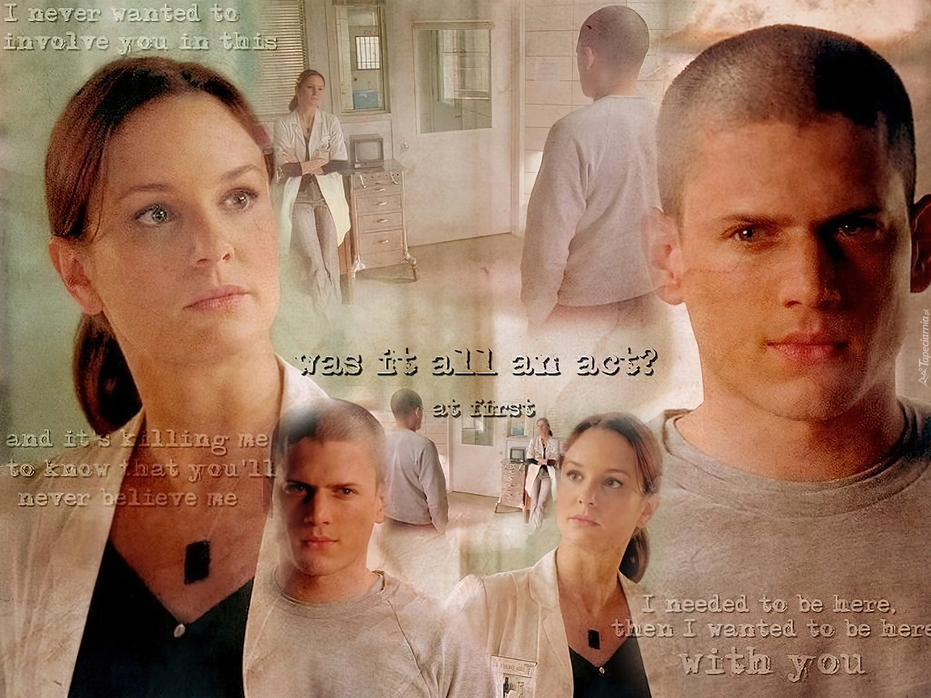 Prison Break, Skazany na śmierć, Wentworth Miller, Sarah Wayne Callies, gabinet