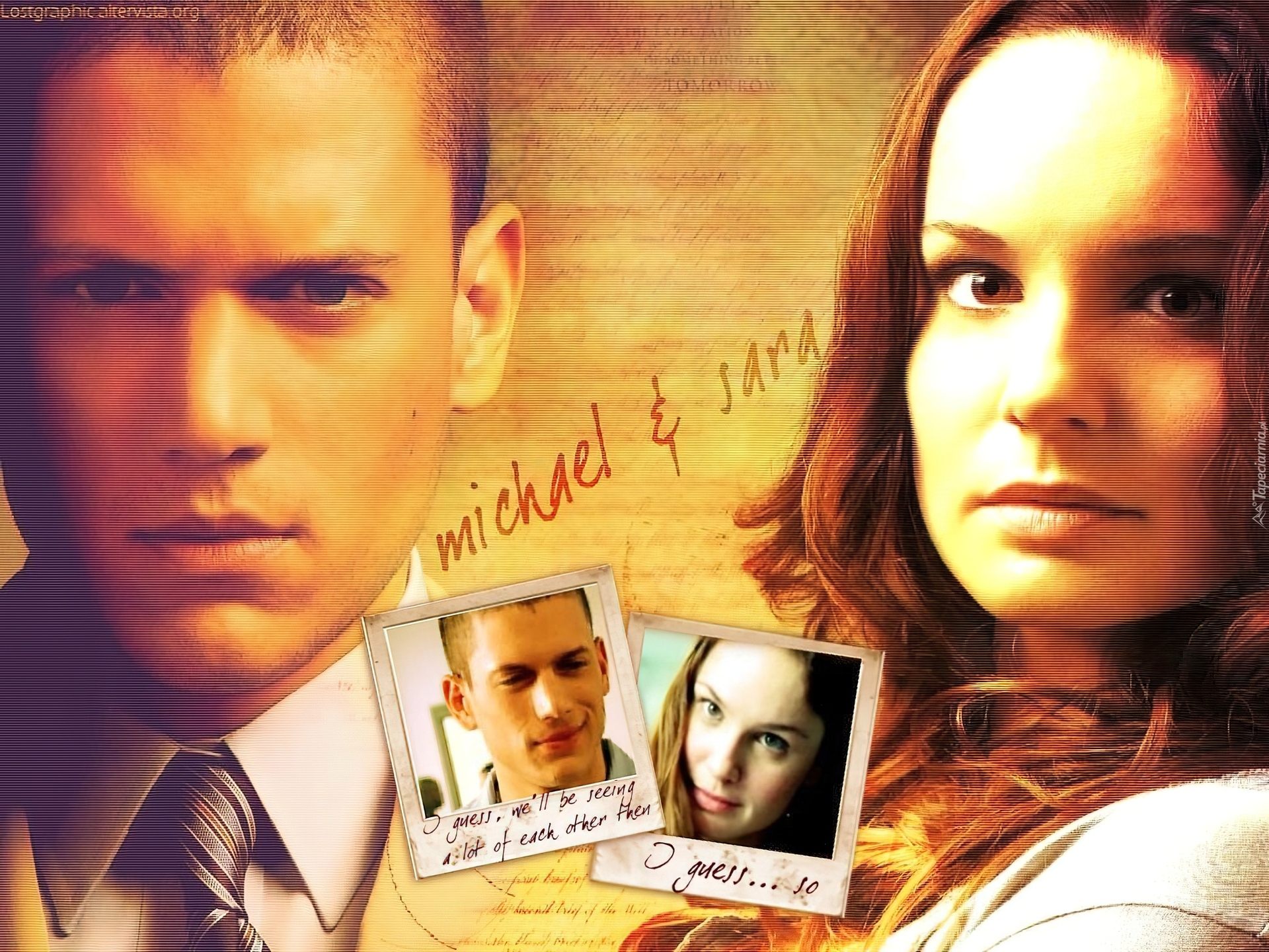 Prison Break, Skazany na śmierć, Sarah Wayne Callies, Wentworth Miller