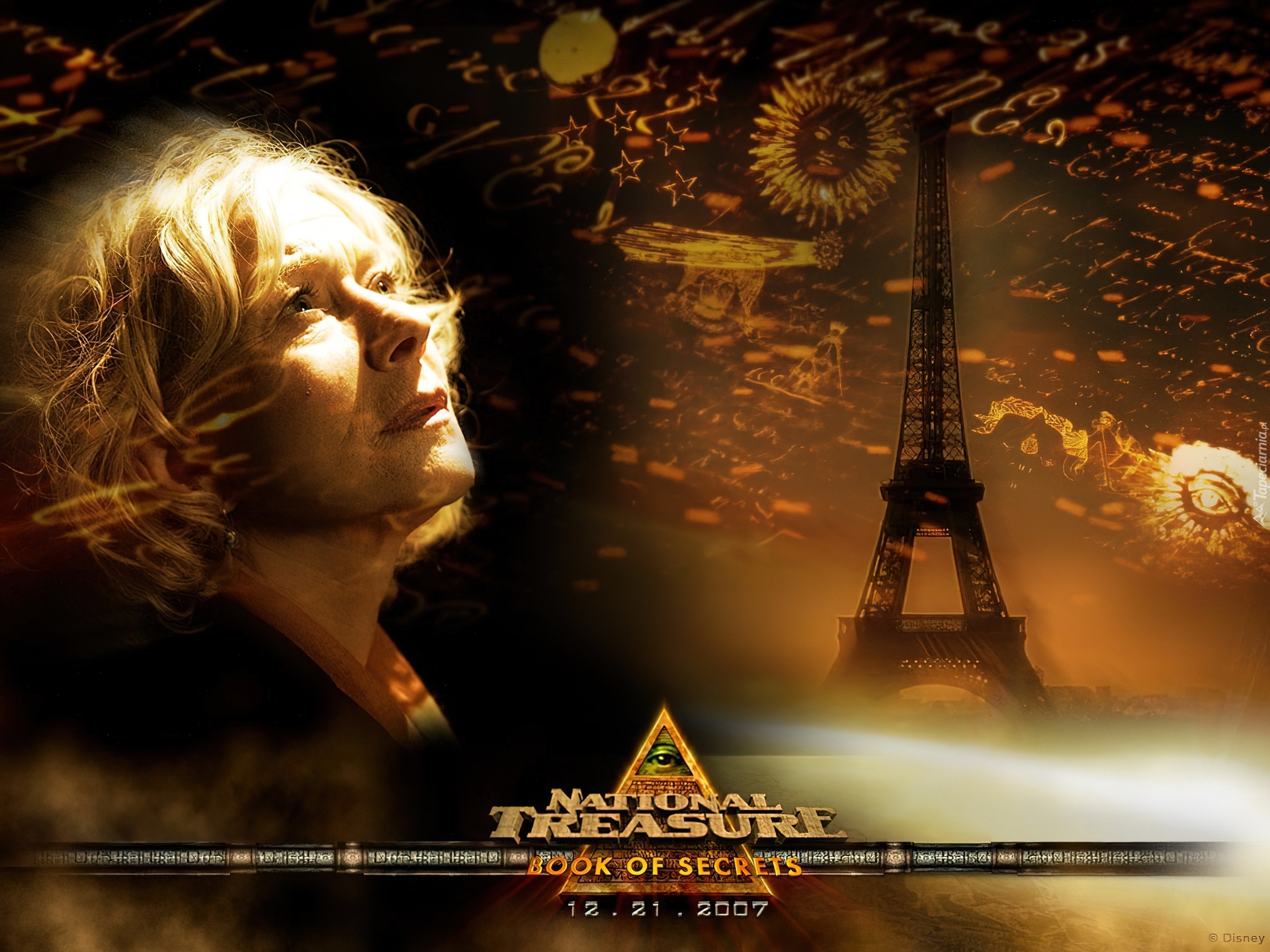 National Treasure 2 - The Book Of Secrets, Helen Mirren, Wieża Eiffla