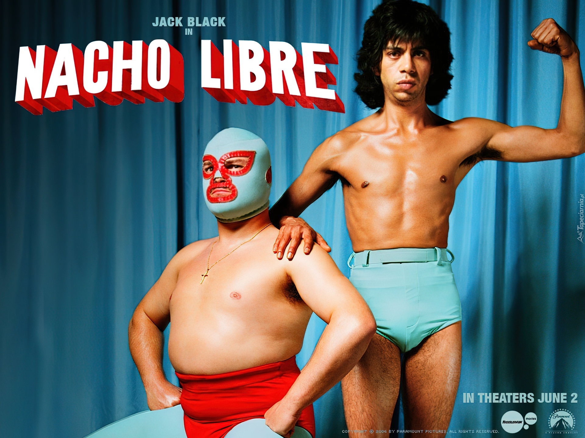 scena, Nacho Libre, Hector Jimenez, Jack Black, majtki