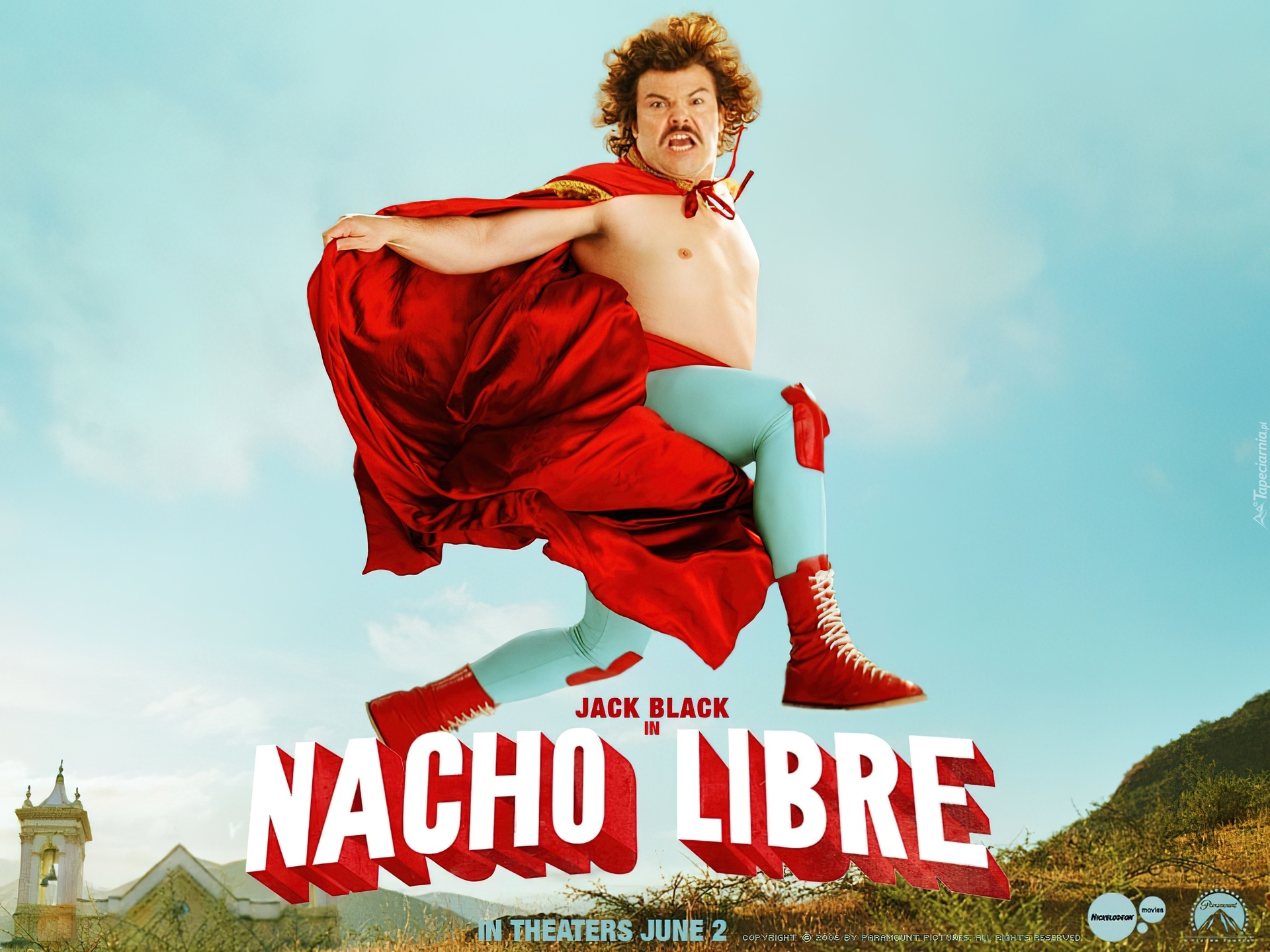 Nacho Libre, kościół, kostium, Jack Black