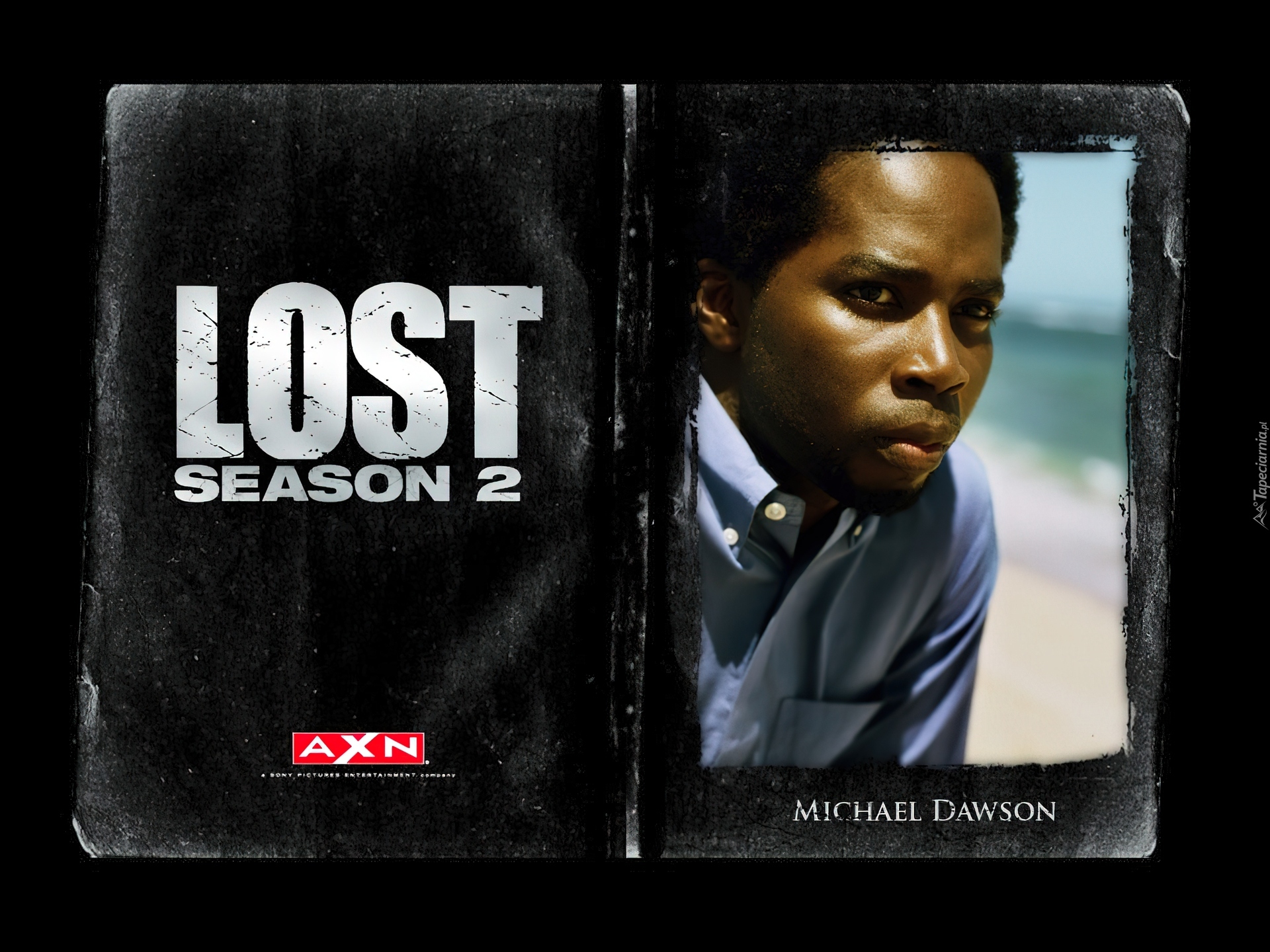 Serial, Lost, Harold Perrineau Jr., napis, zdjęcie
