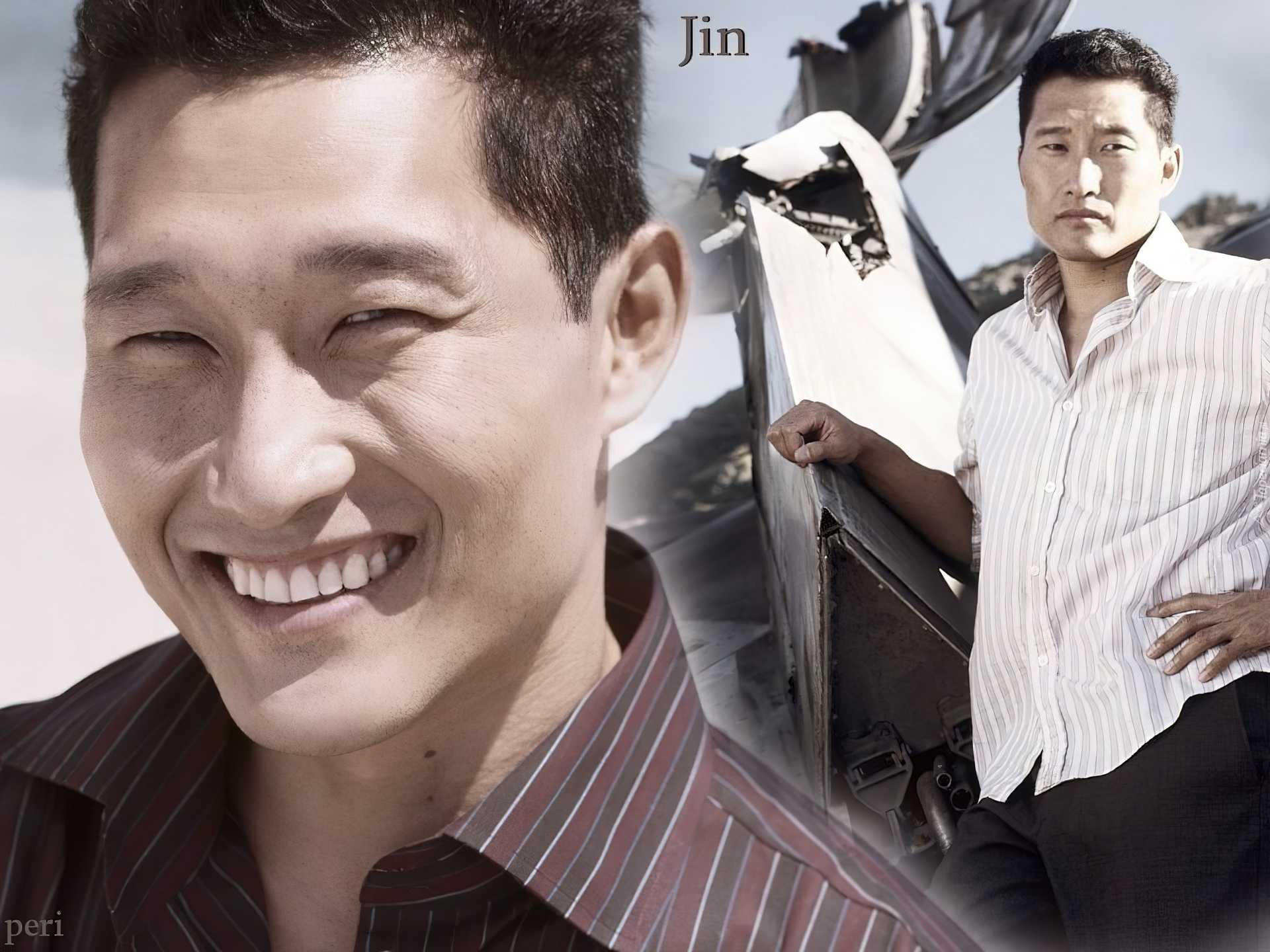 Serial, Lost, Zagubieni, Daniel Dae Kim, uśmiech