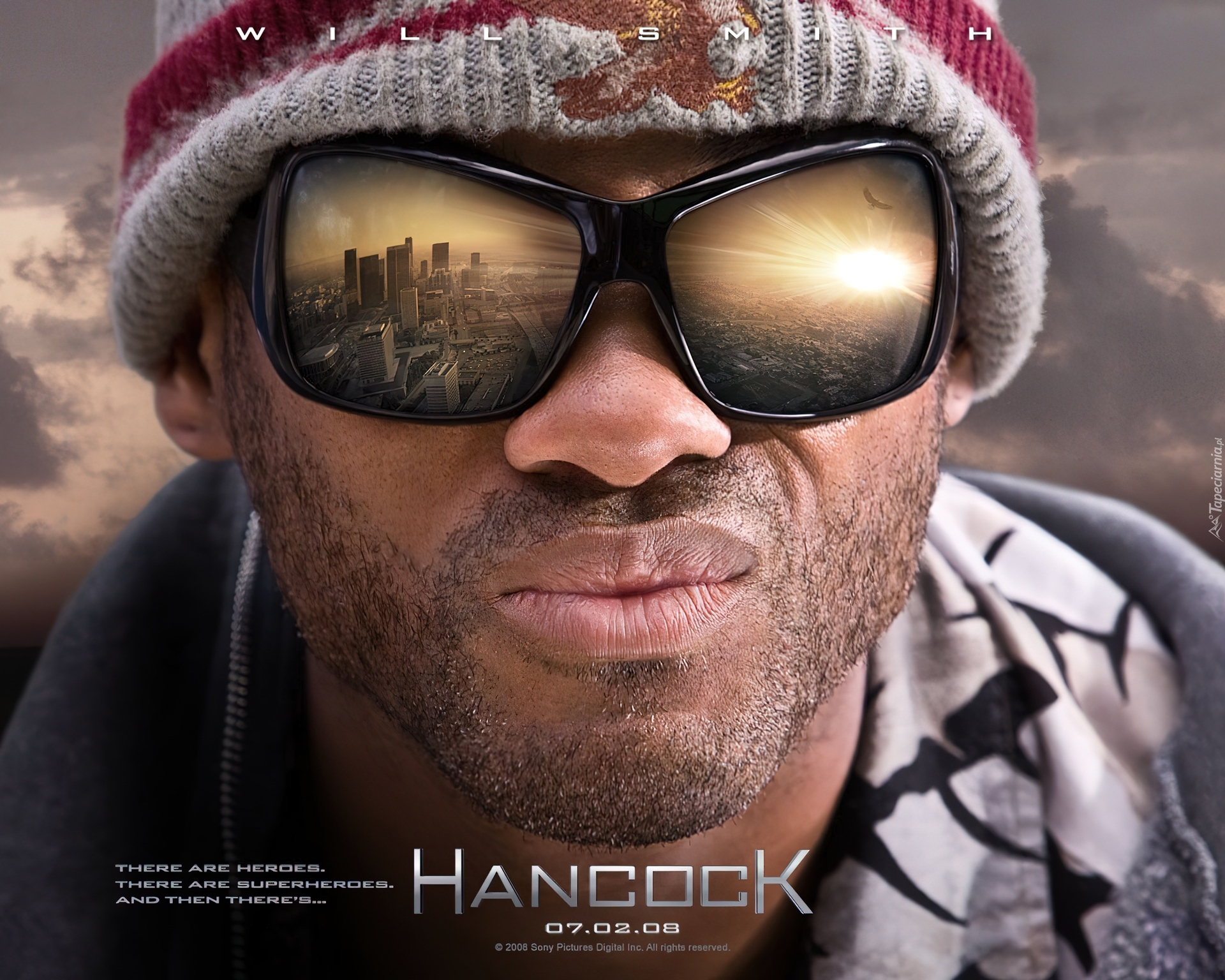 Hancock, okulary, Will Smith