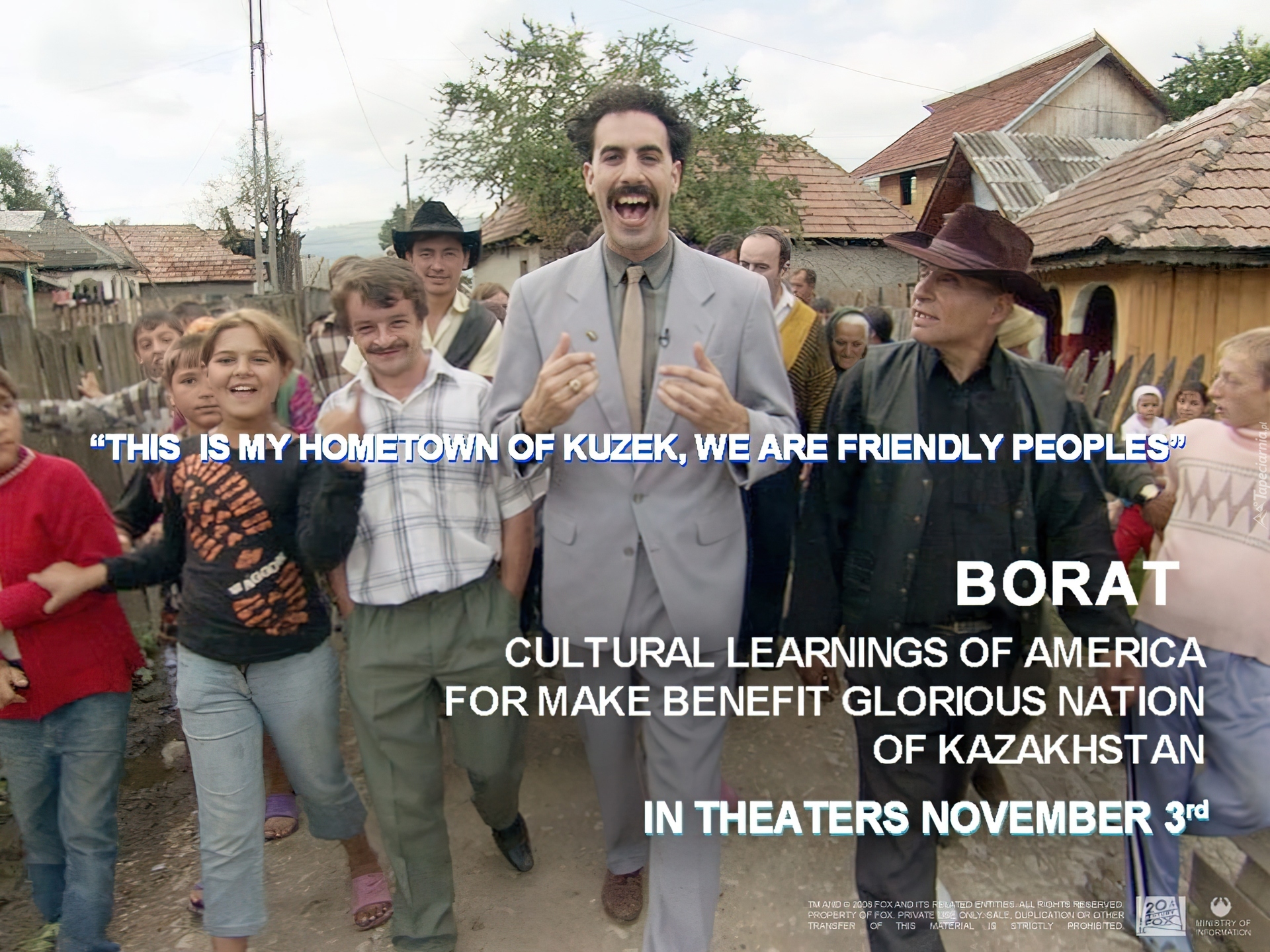 Borat, Sacha Baron Cohen, ludzie, domy