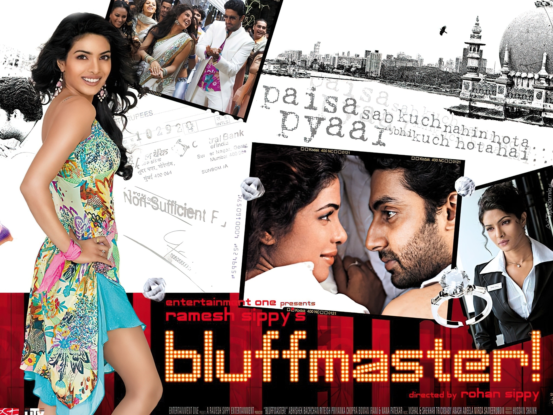 Bluffmaster, Abhishek Bachchan, Priyanka Chopra, zdjęcia
