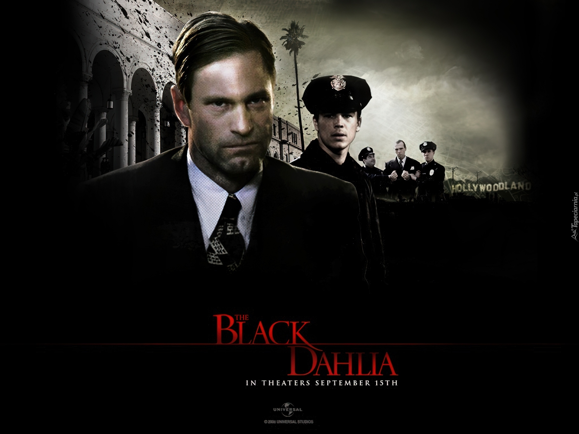 Black Dahlia, Aaron Eckhart, Josh Hartnett, policjanci