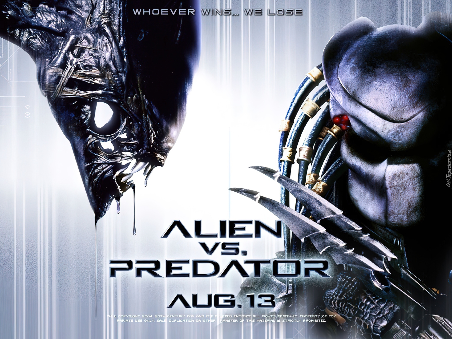 stwory, ślina, Alien Vs Predator 1