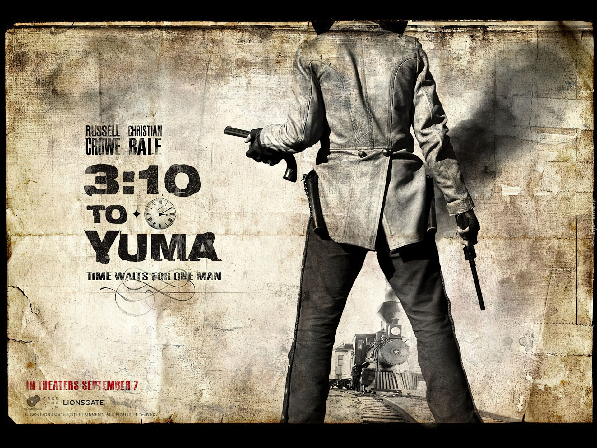 3 10 To Yuma, osoba, pociąg, rewolwer