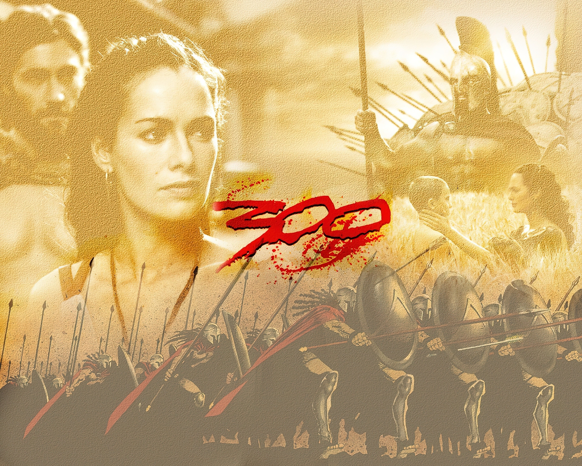 300, Lena Headey, armia, dzidy