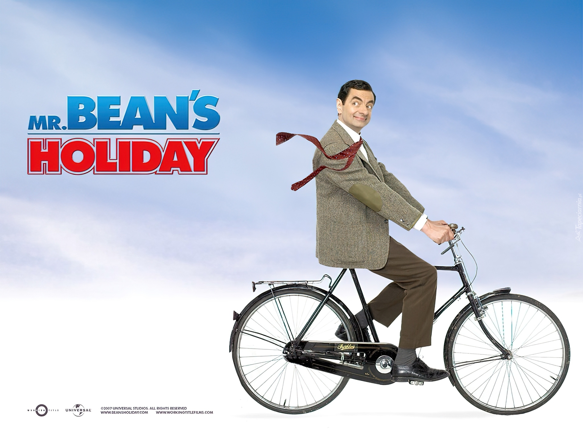 Jaś Fasola, rower, Rowan Atkinson