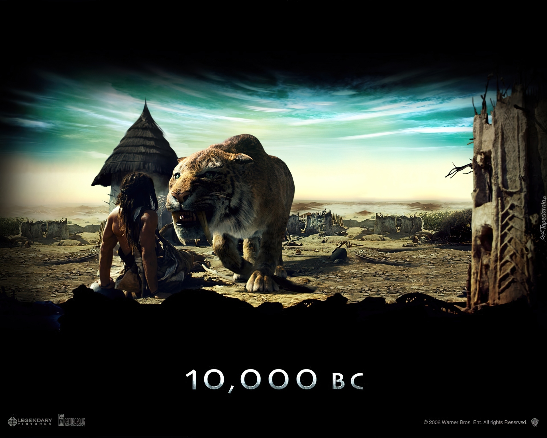 10000 Bc, tygrys, człowiek