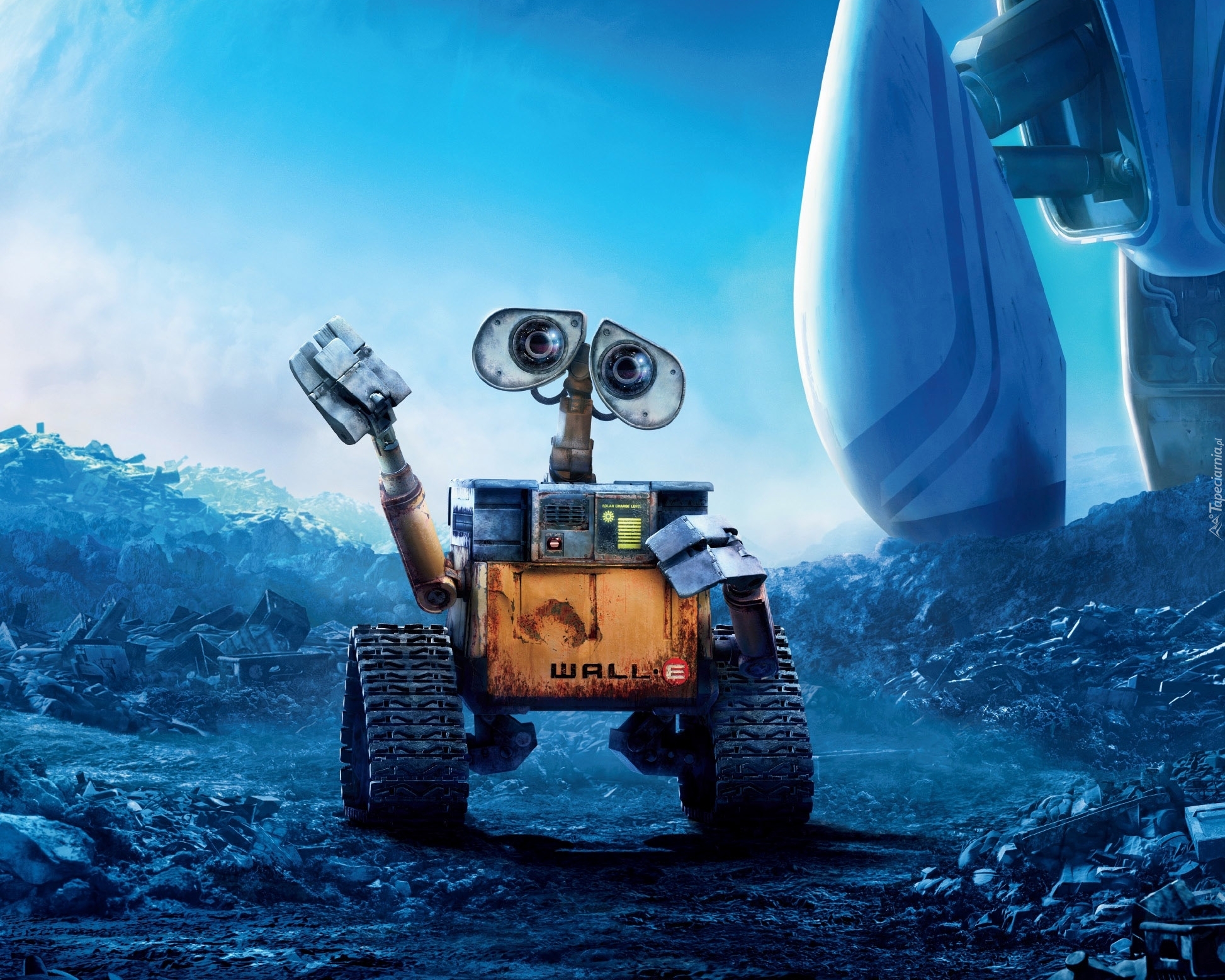 Wall E, wysypisko, złomu