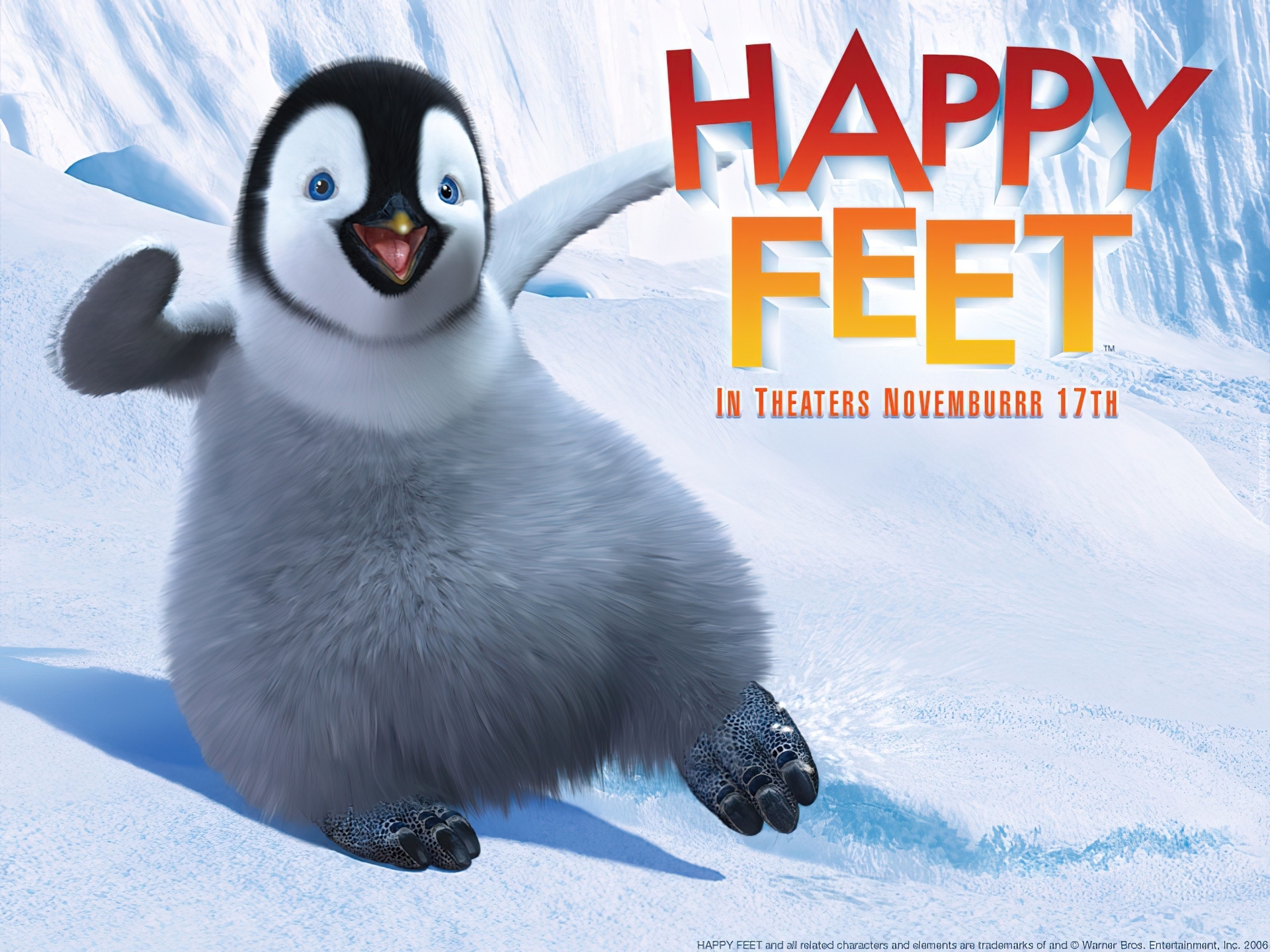 Tupot małych stóp, Happy Feet, stepujący, pingwin