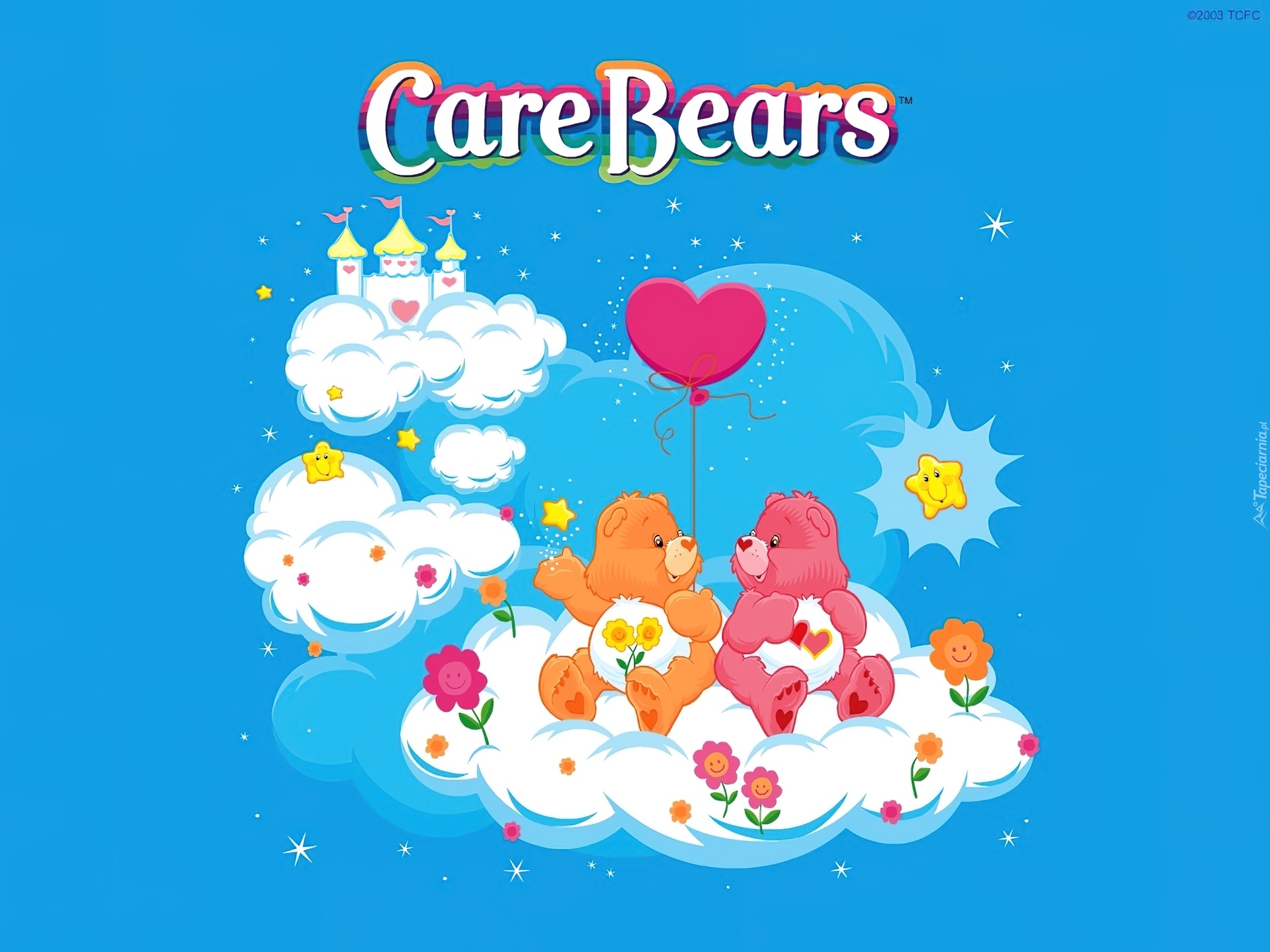 Troskliwe Misie, Care Bears, chmurki, misie