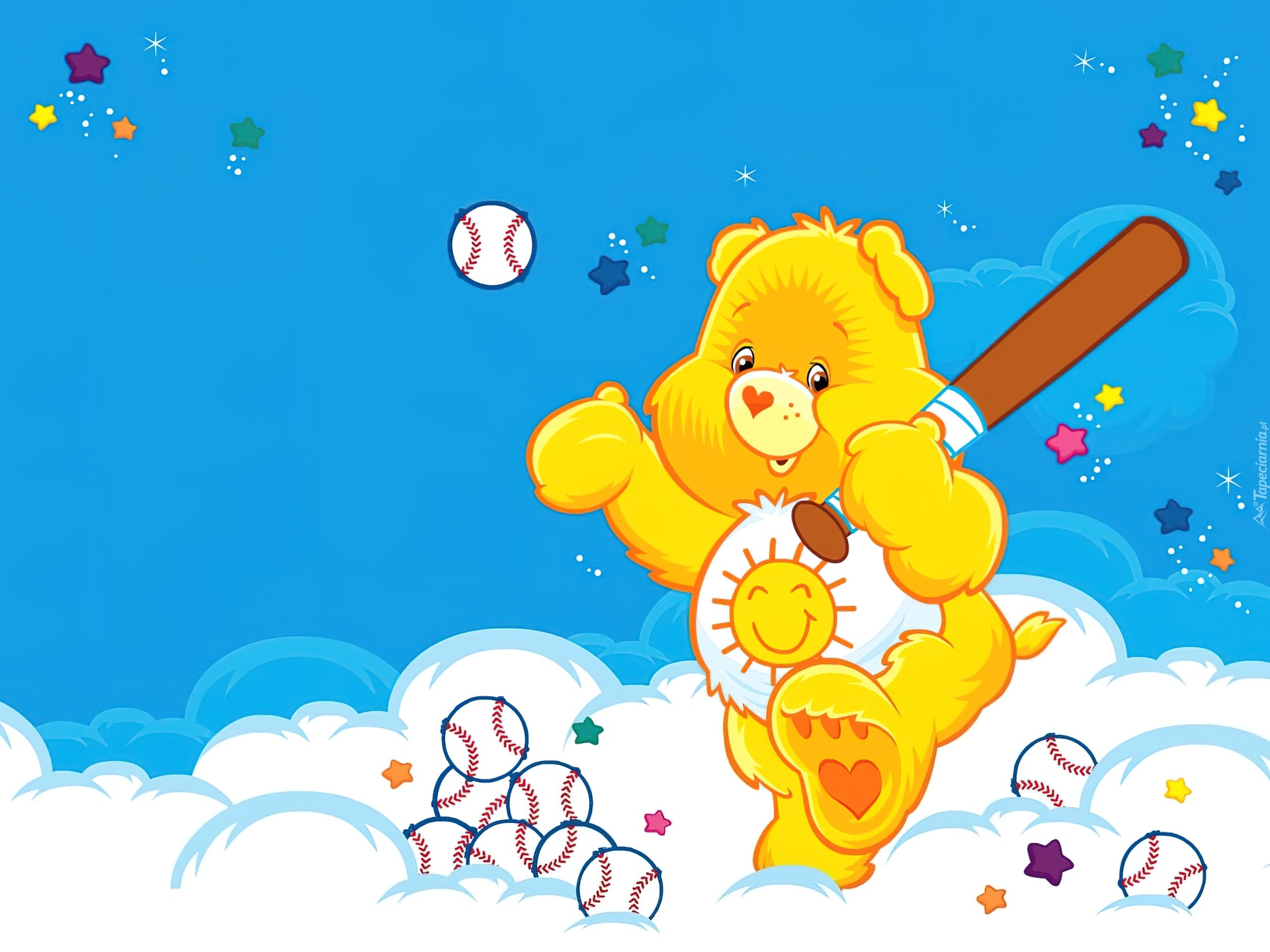 Troskliwe Misie, Care Bears, baseball, piłki