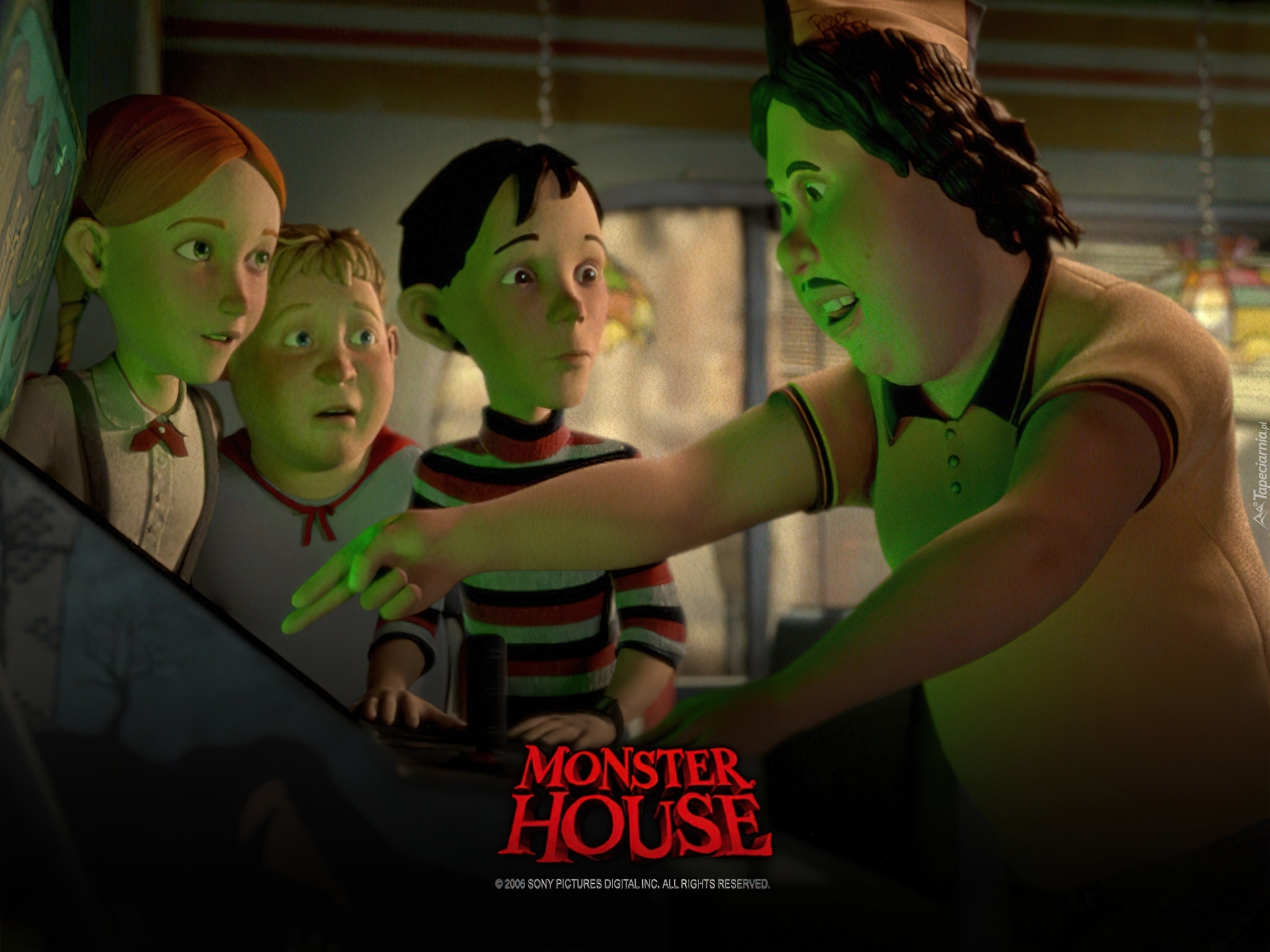 Straszny dom, Monster house, dzieci, mężczyzna