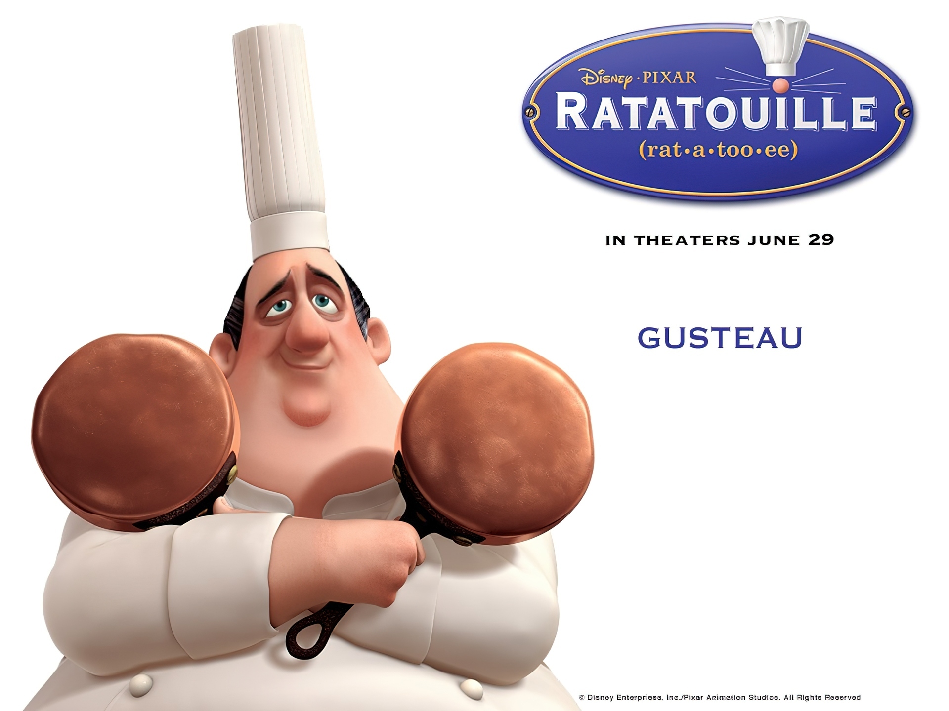 Gusteau, kucharz, Ratatuj, Ratatouille