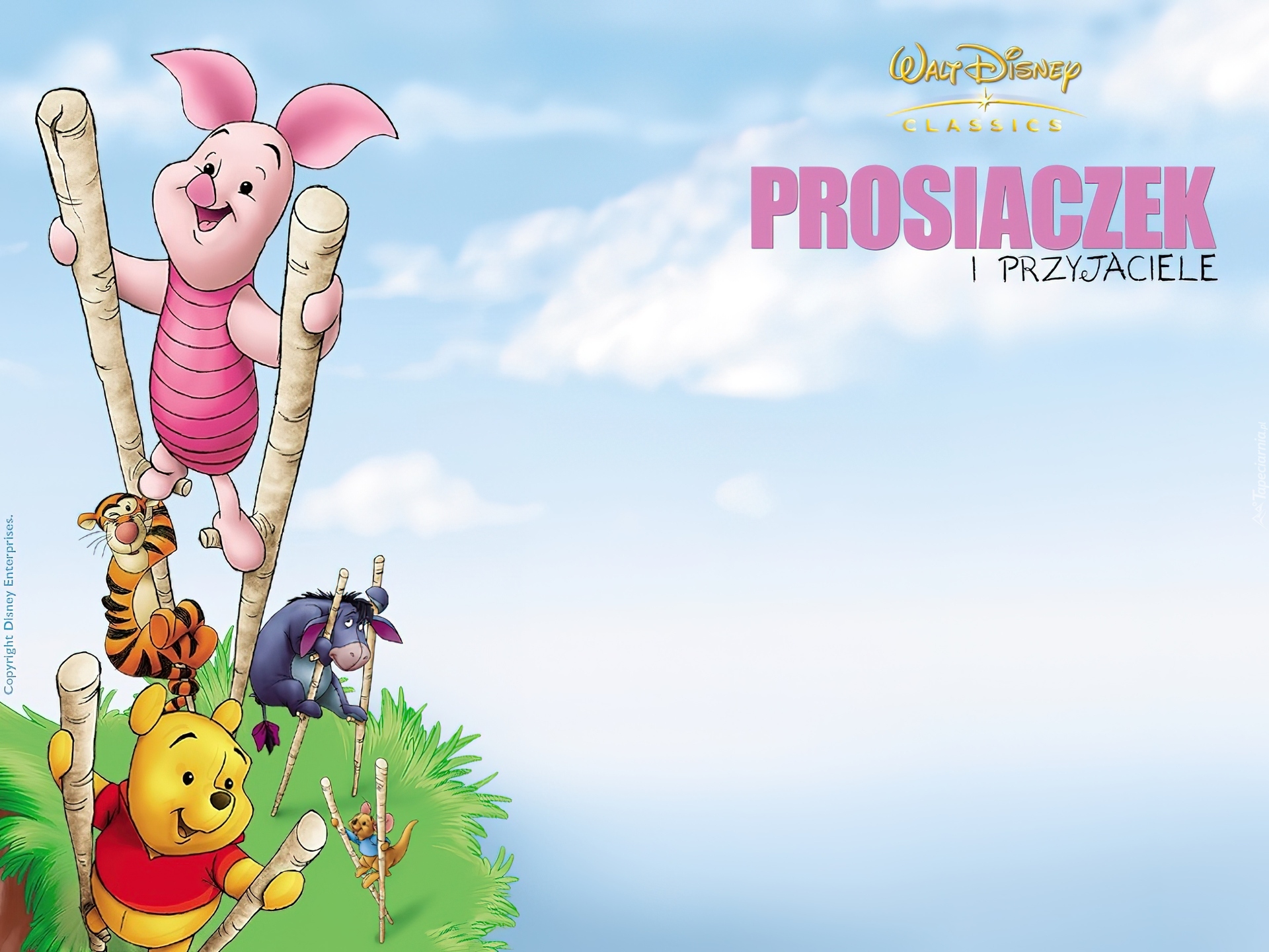 Prosiaczek i przyjaciele, Piglets Big Movie, postacie, szczudła