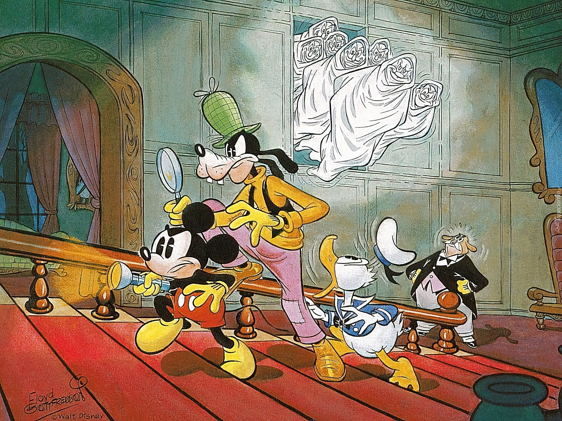Goofy, Myszka Miki, Kaczor Donald