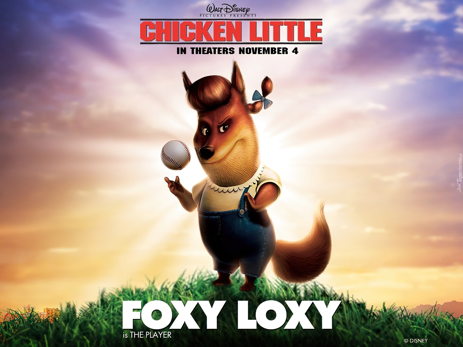 Kurczak Mały, Chicken little, Foxy Loxy