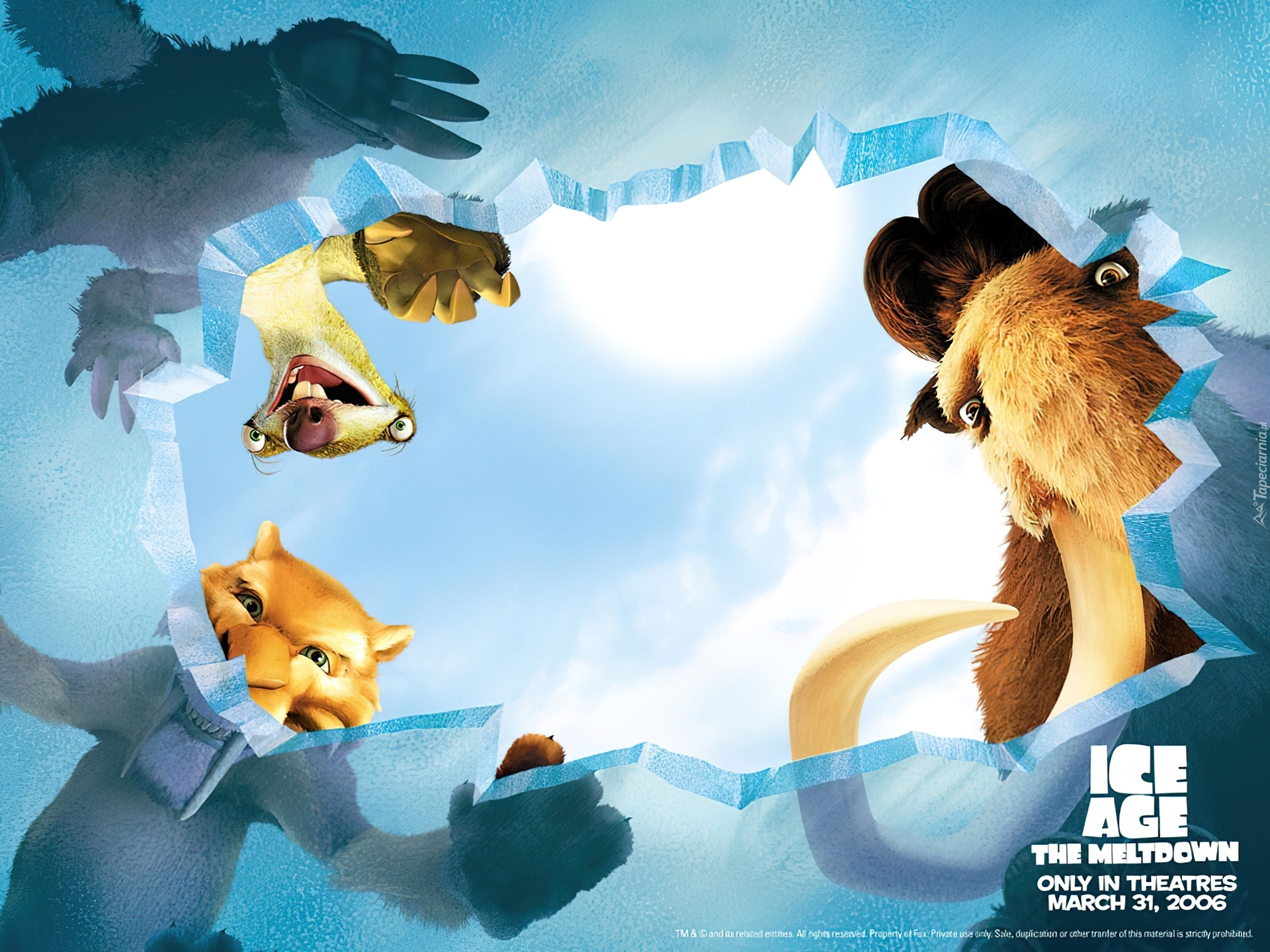 Sit, Diego, mamut, Epoka lodowcowa 2, Ice Age