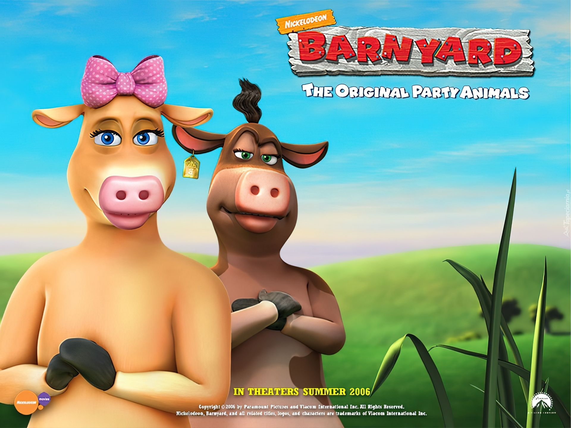 Barnyard, Krowy na wypasie