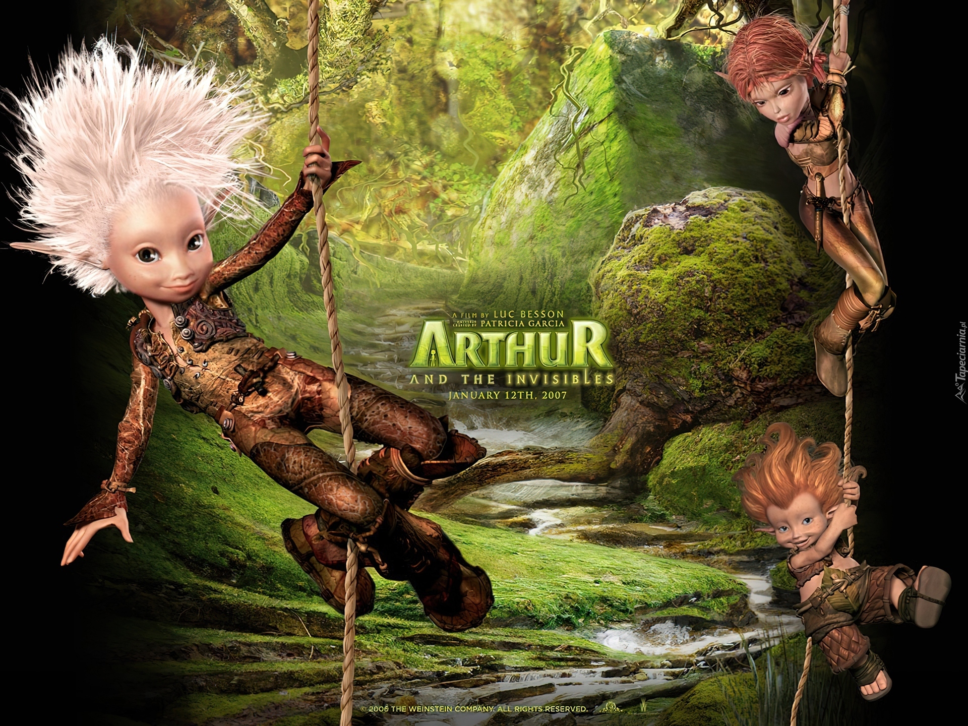 Artur i Minimki, Arthur and the Invisibles, liany, las