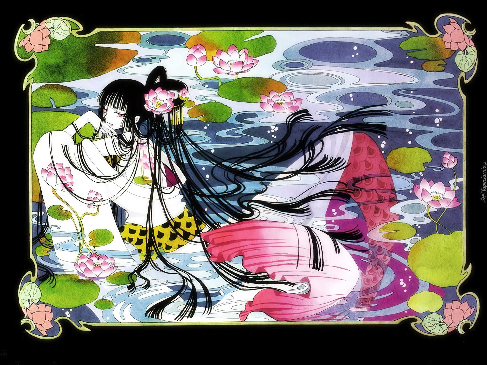 Xxxholic, lilie, włosy