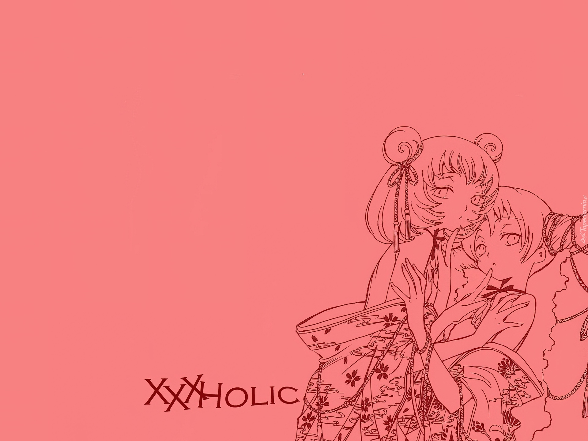 Xxxholic, szkic, dziewczynki