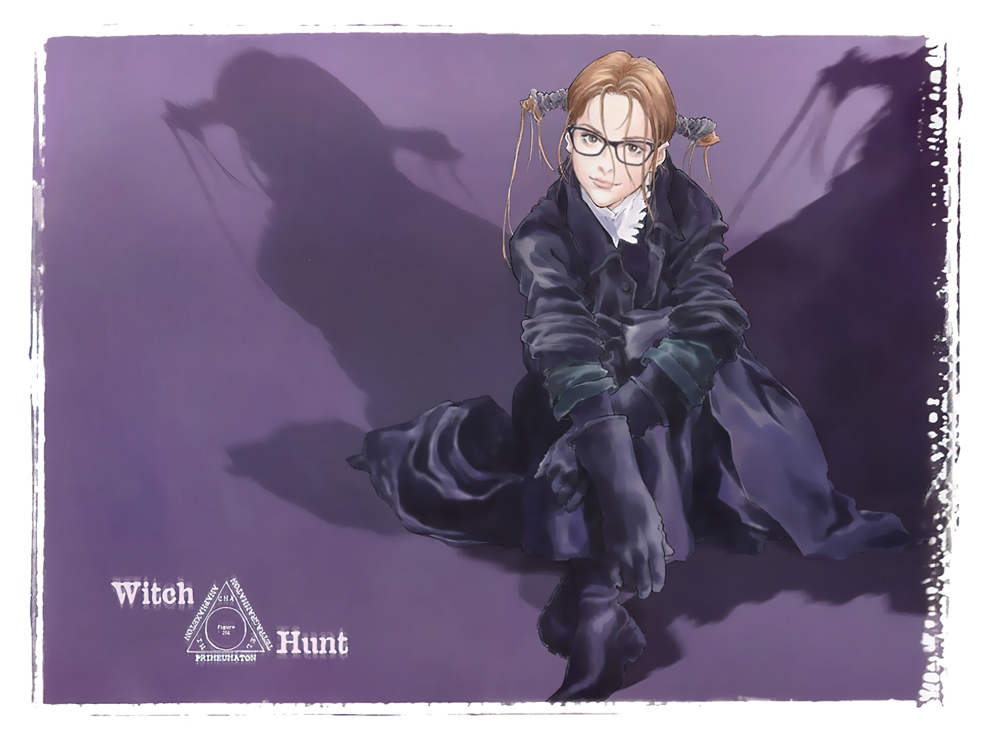 Witch Hunter Robin, dziewczynka, płaszcz, rękawiczki