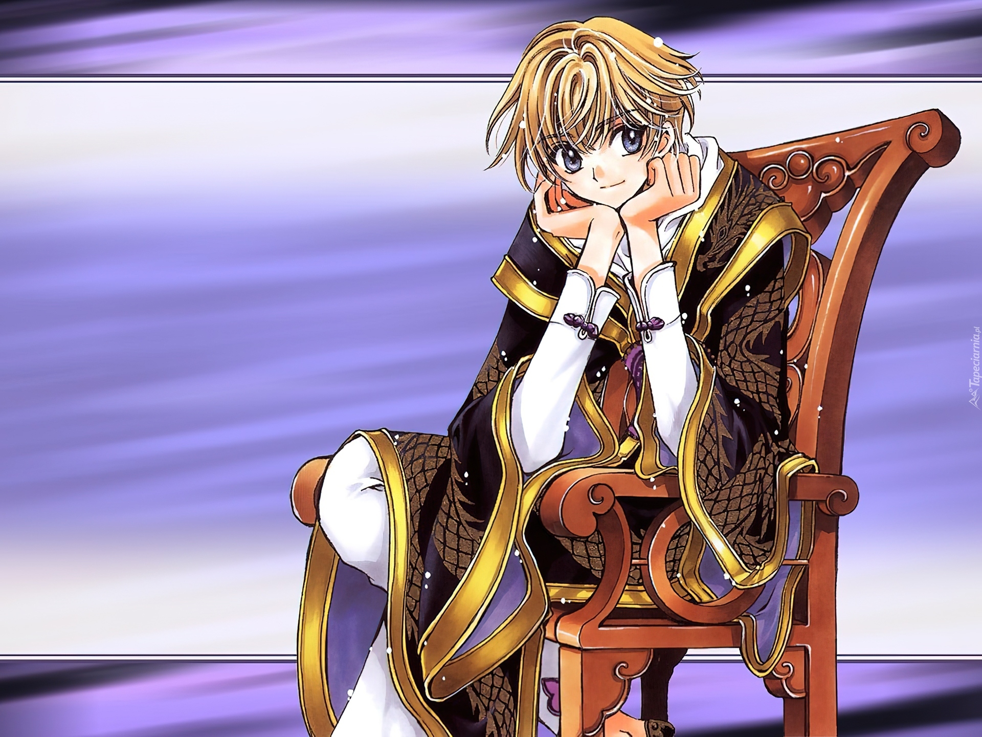 krzesło, chłopiec, Tsubasa Reservoir Chronicles