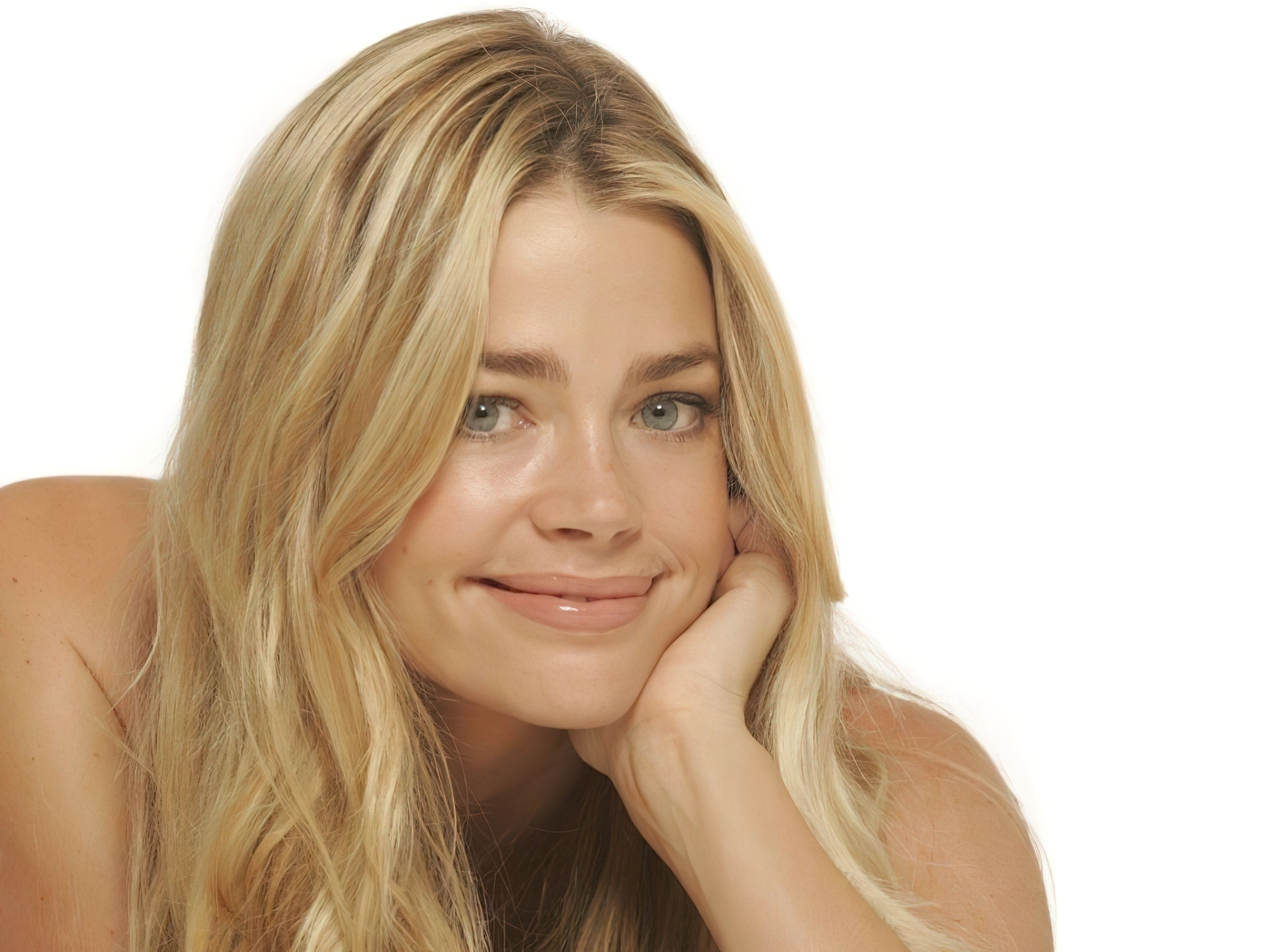 słodka, blondynka, Denise Richards