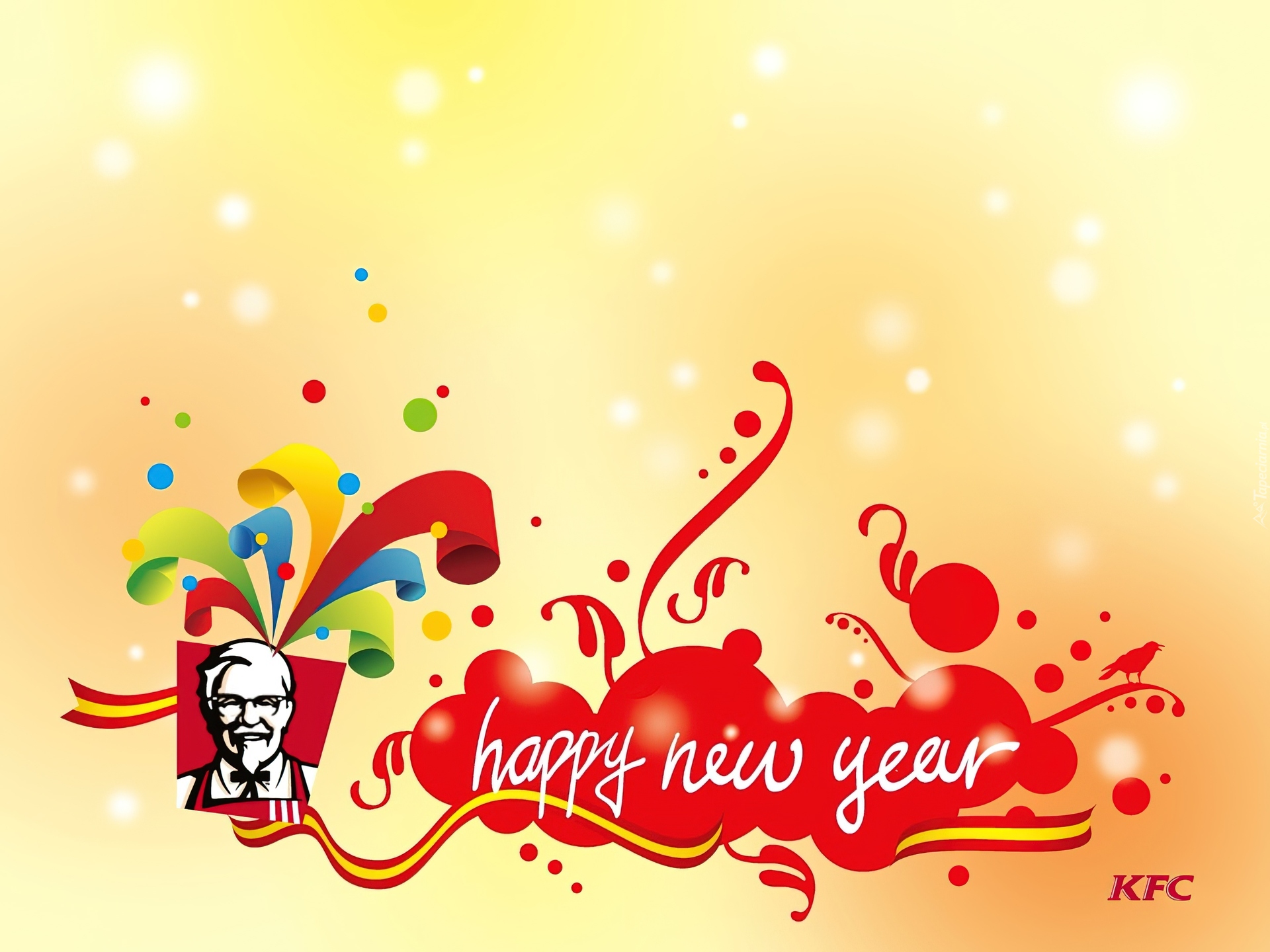 KFC, happy new year