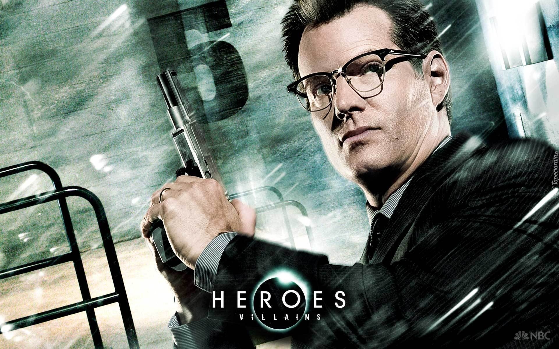 Heroes, Herosi, Facet, Broń, Jack Coleman