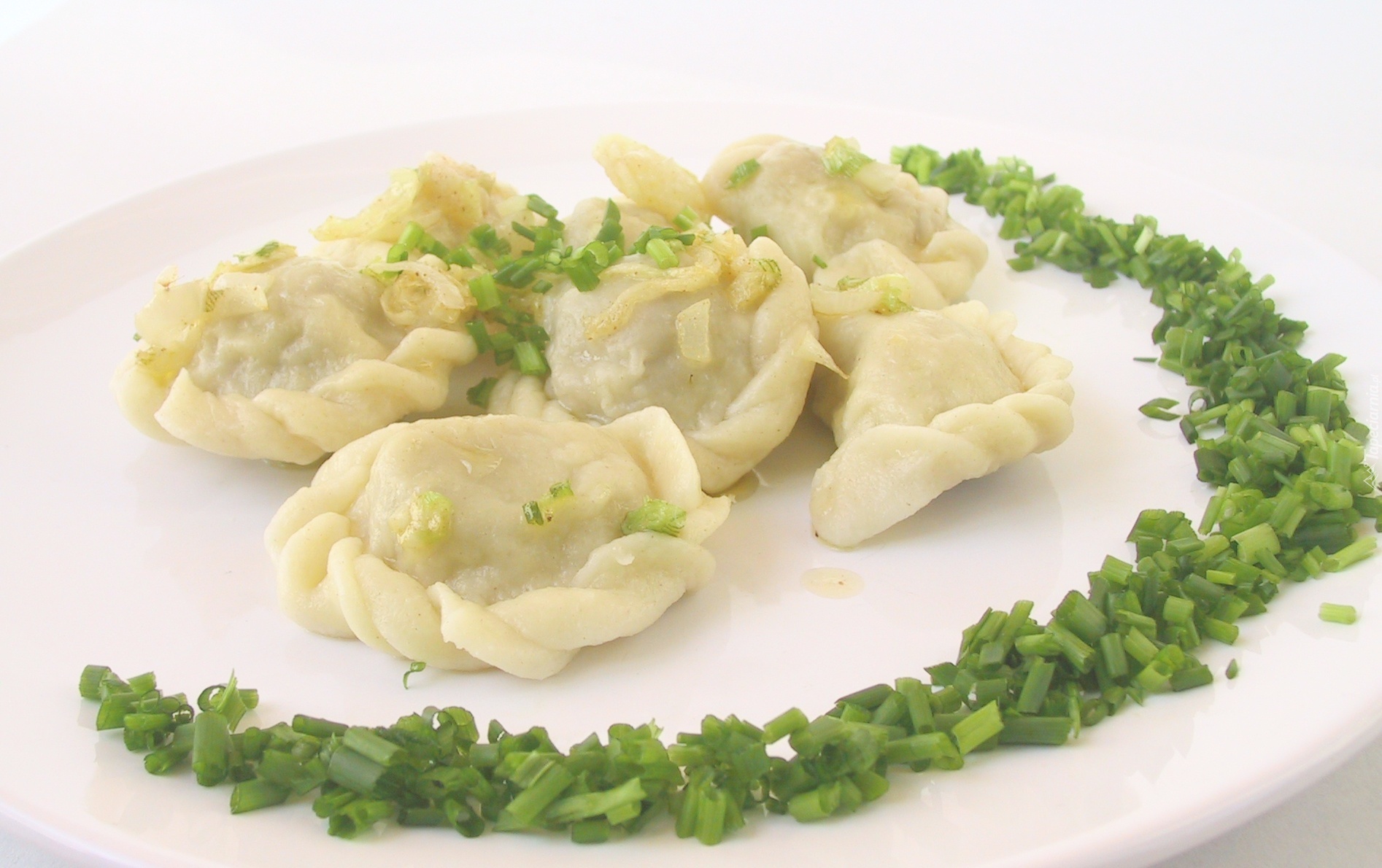 Pierogi, Szczypiorek